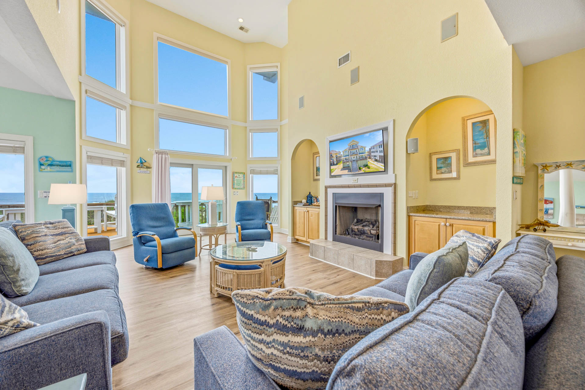 Surf Or Sound Realty 1253 Ocean Rush Great Room 3