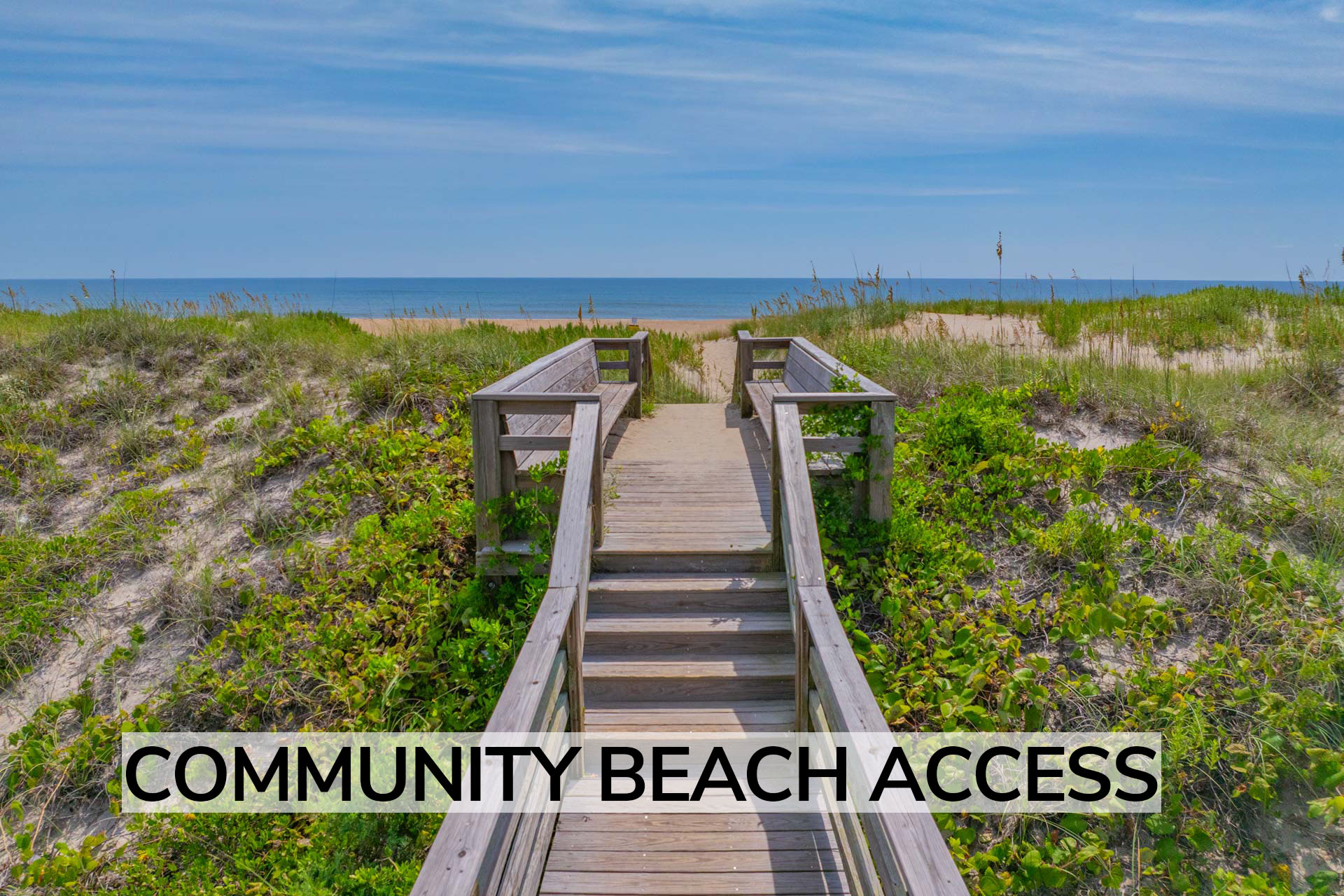 Surf Or Sound Realty 1255 Villa Dolce Vita Beach Access Label