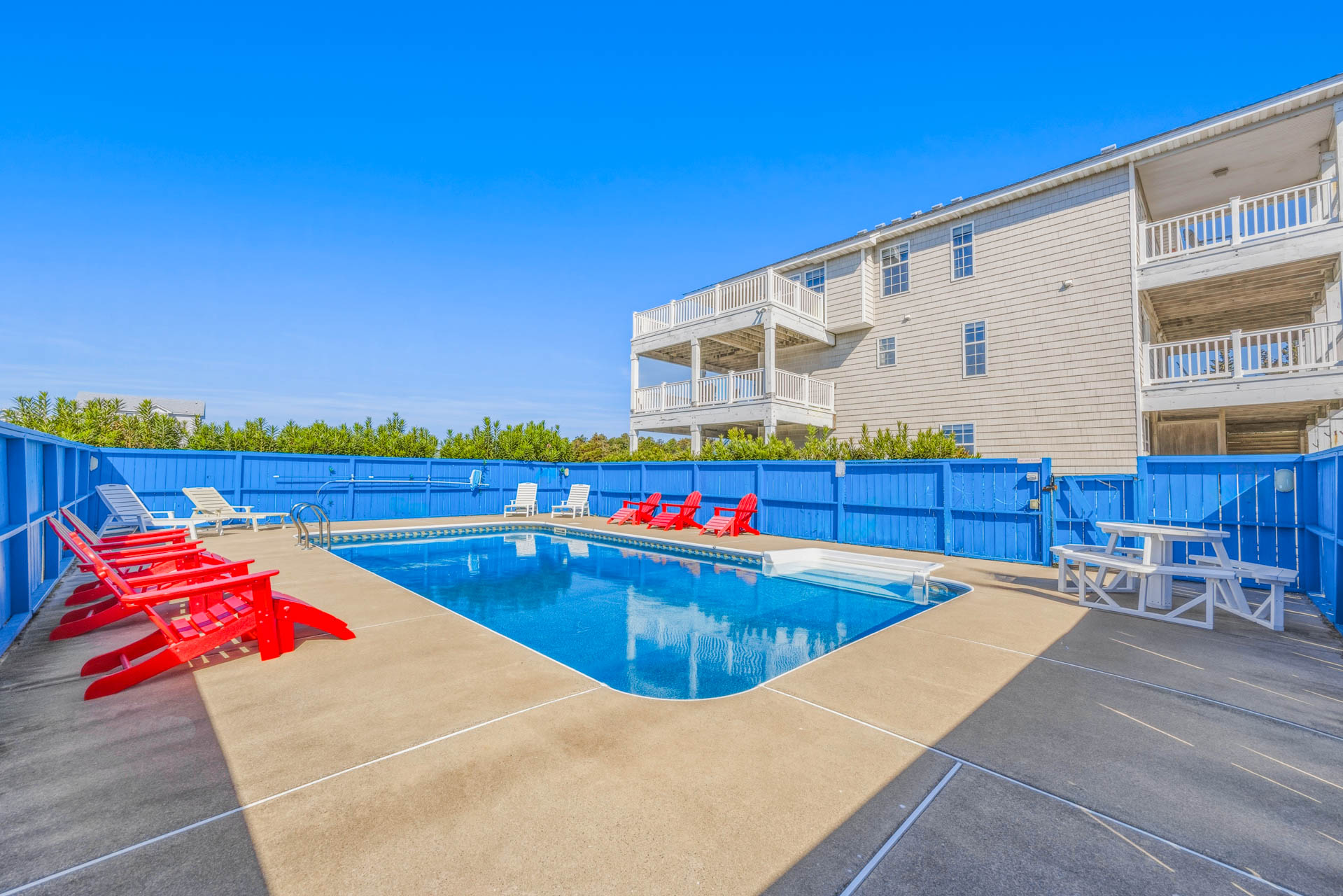 Surf Or Sound Realty 823 Sounds Good 2 Me Pool Area 2