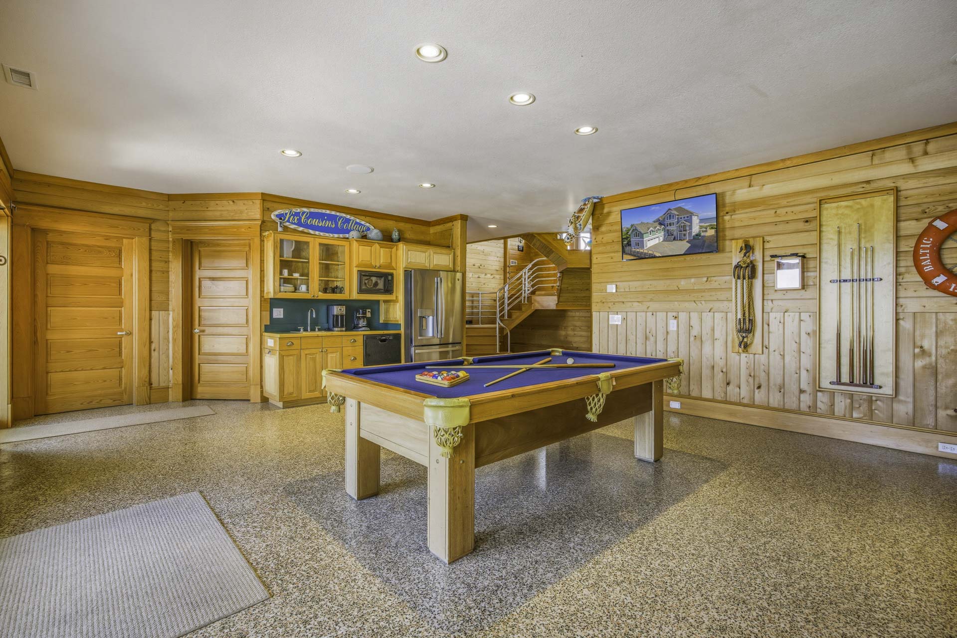 Surf Or Sound Realty 603 Seven Cousins Cottage Game Room 3
