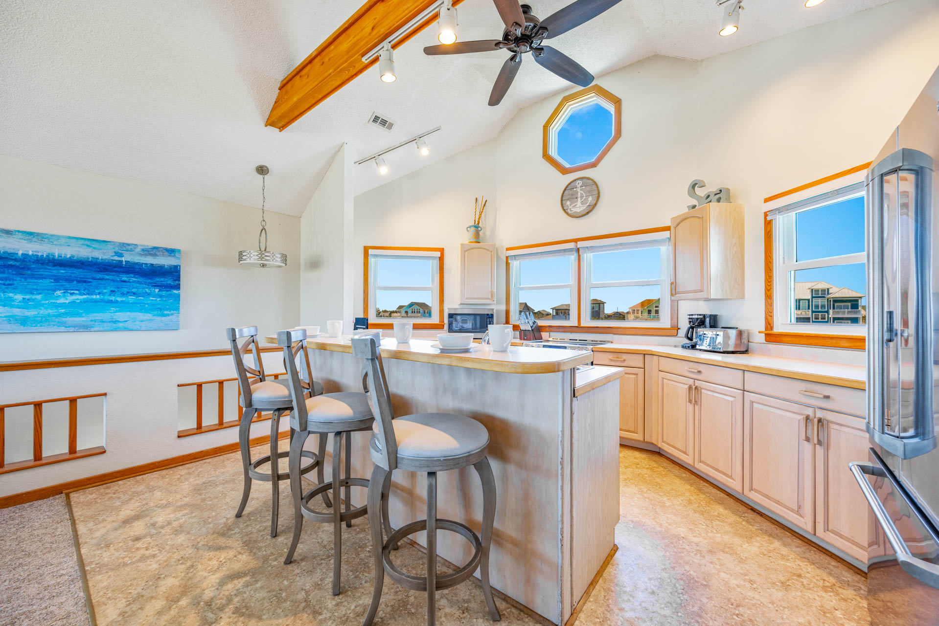 Surf Or Sound Realty 1208 Tranquil Waves Kitchen 3