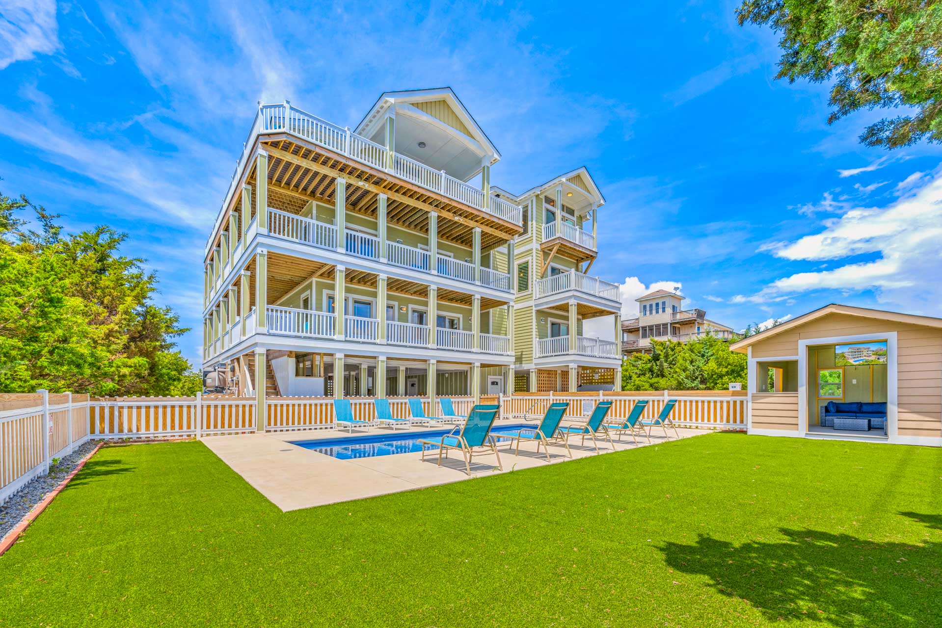 Surf Or Sound Realty 1238 Costa Del Mar Pool Area 7