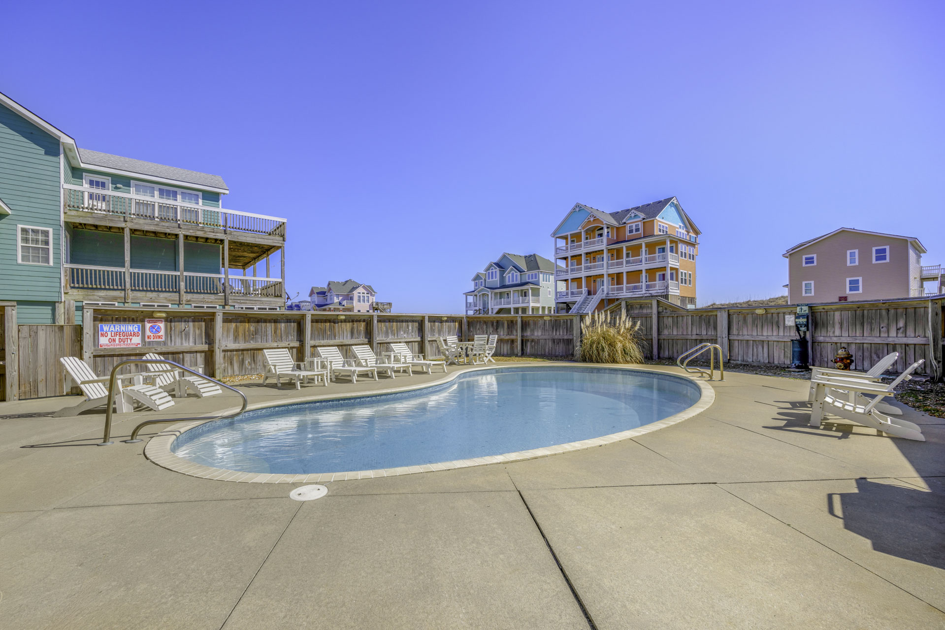 Surf Or Sound Realty 1232 Hatteras Memories Pool Area 1