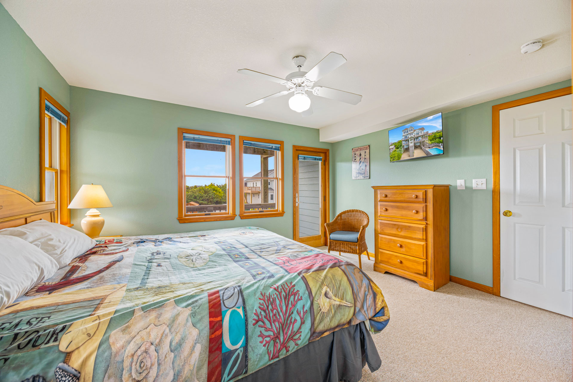 Surf Or Sound Realty 1260 Bangarang Beach House Bedroom 2 2