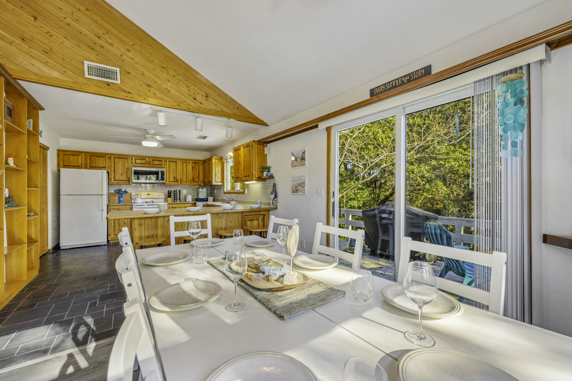 Surf Or Sound Realty 1242 Our Happy Place Dining Area 1