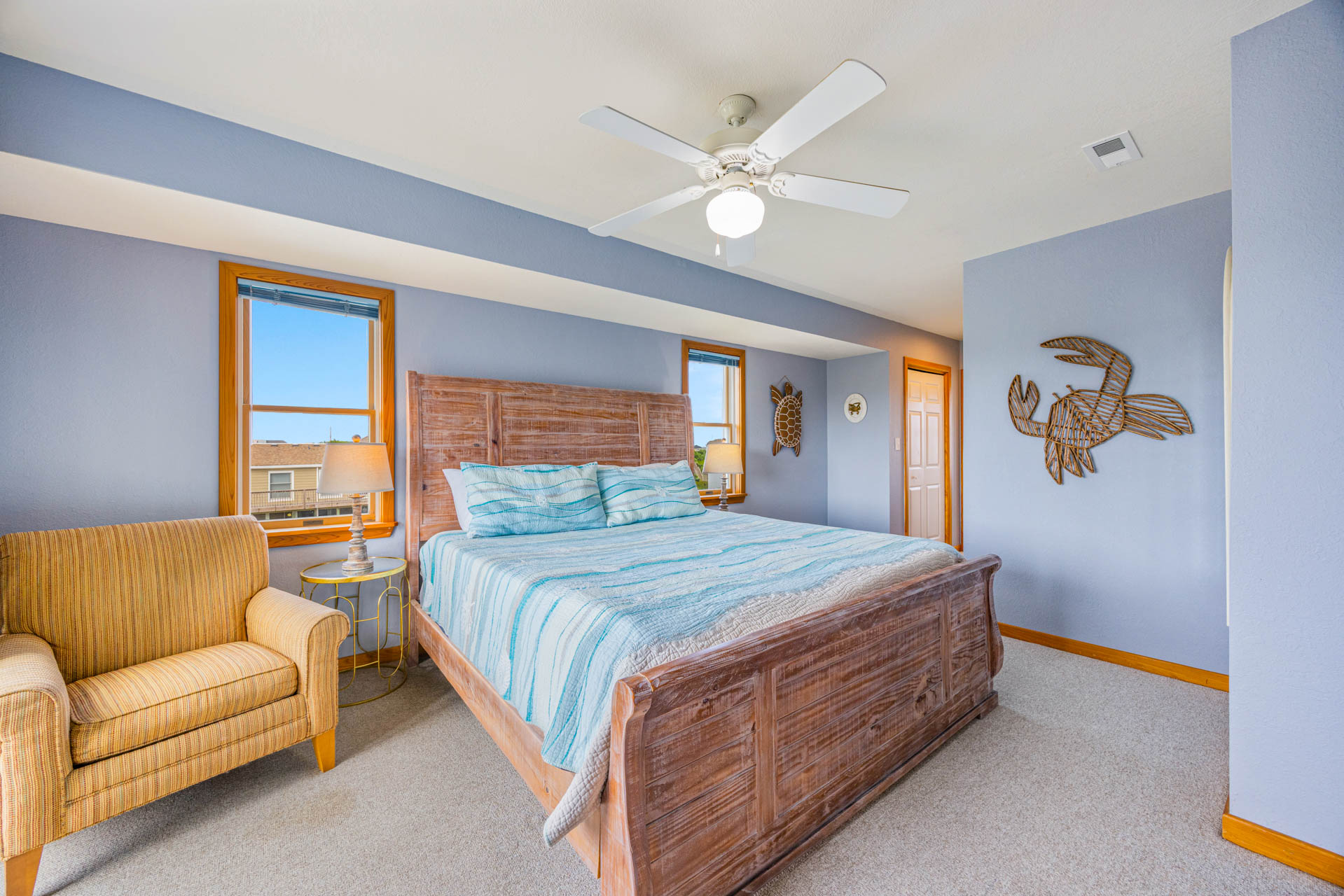 Surf Or Sound Realty 1260 Bangarang Beach House Bedroom 1 1