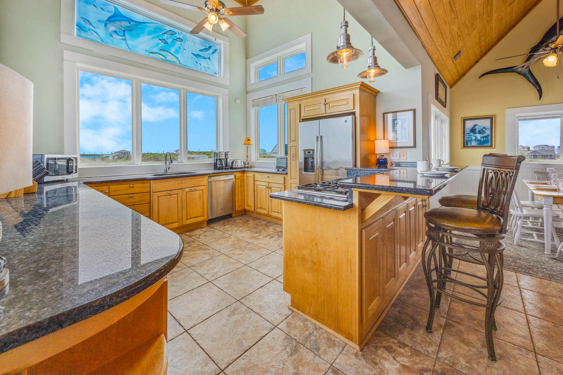 Surf Or Sound Realty 796 Sail On Kitchen 1