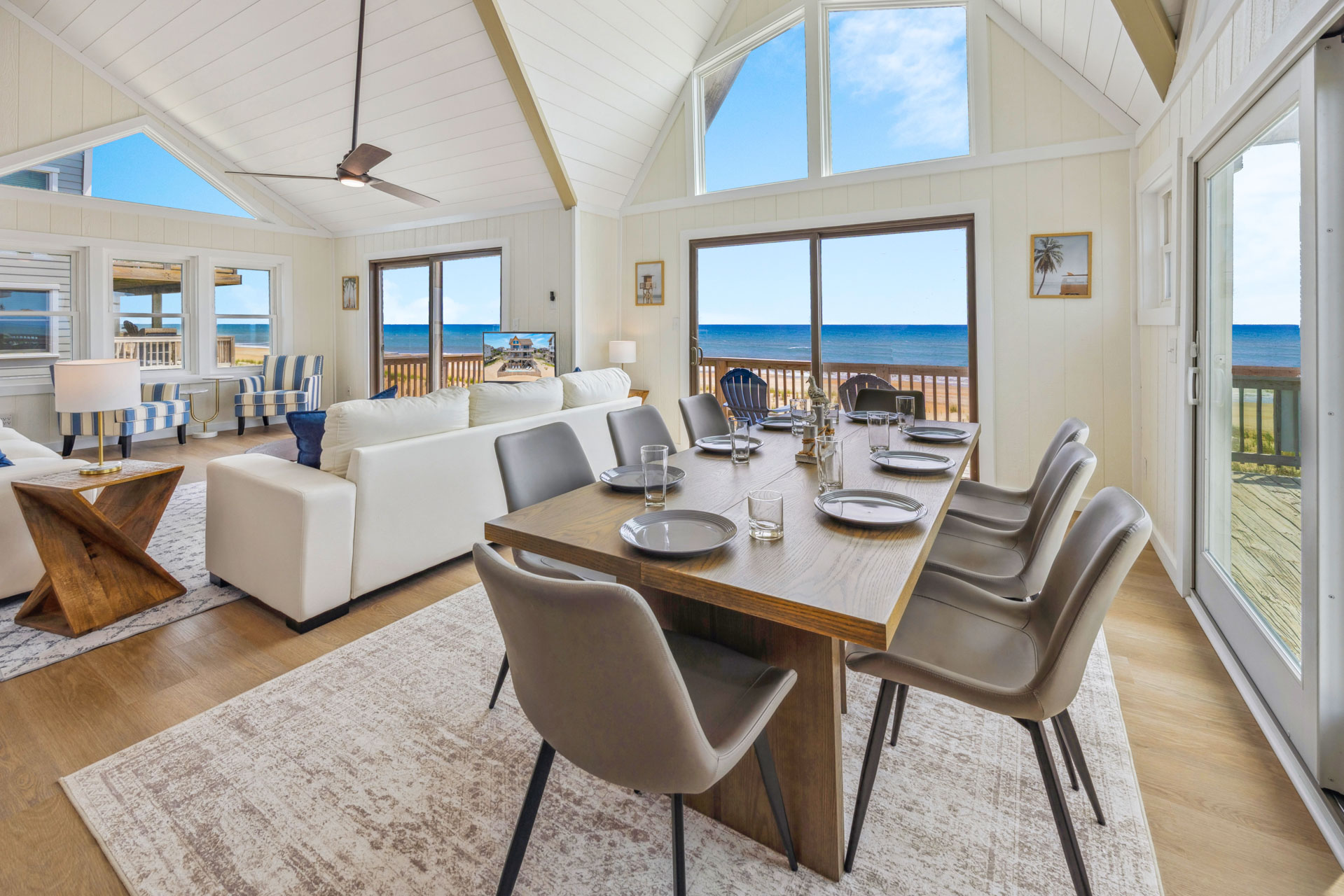 Surf Or Sound Realty 1214 Dream Gables Dining Area 2