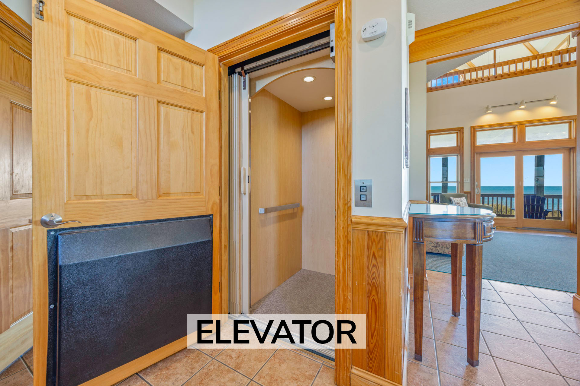 Surf Or Sound Realty 369 Sea Mist Elevator Label