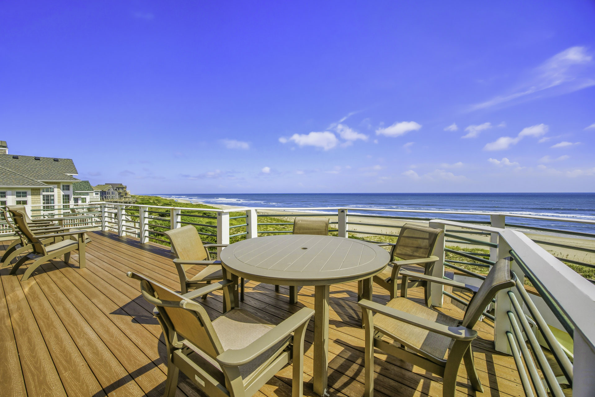 Surf Or Sound Realty 603 Seven Cousins Cottage Deck 2