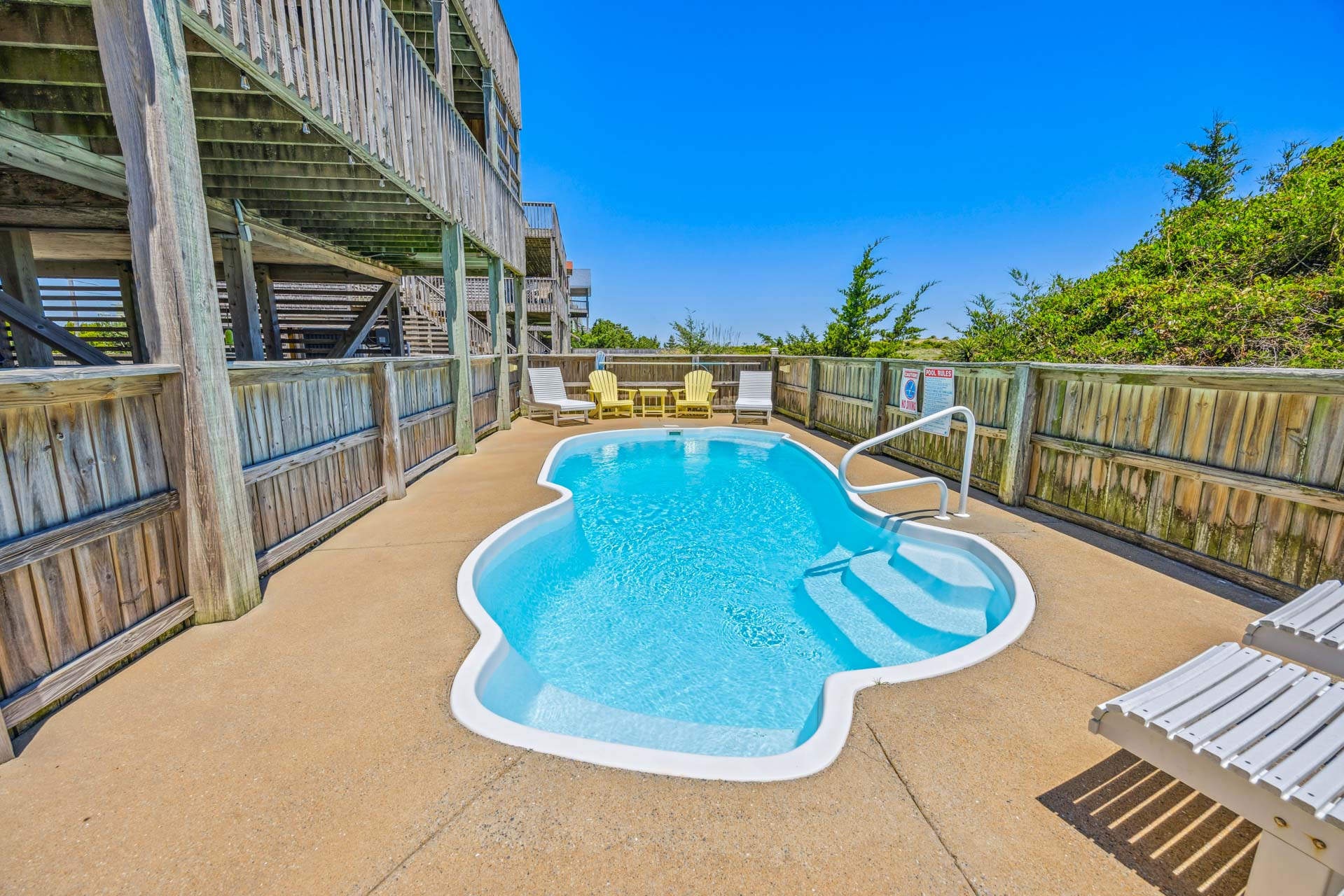 Surf Or Sound Realty 704 A Reel Addiction Pool Area 1