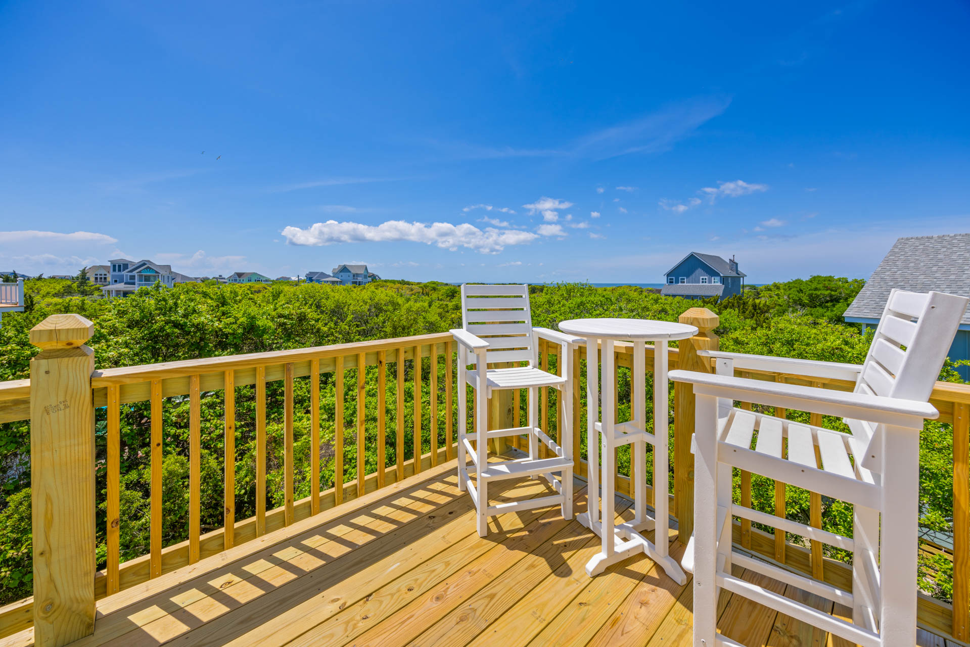 Surf Or Sound Realty 1027 The Kinnakeet Retreat Deck 2