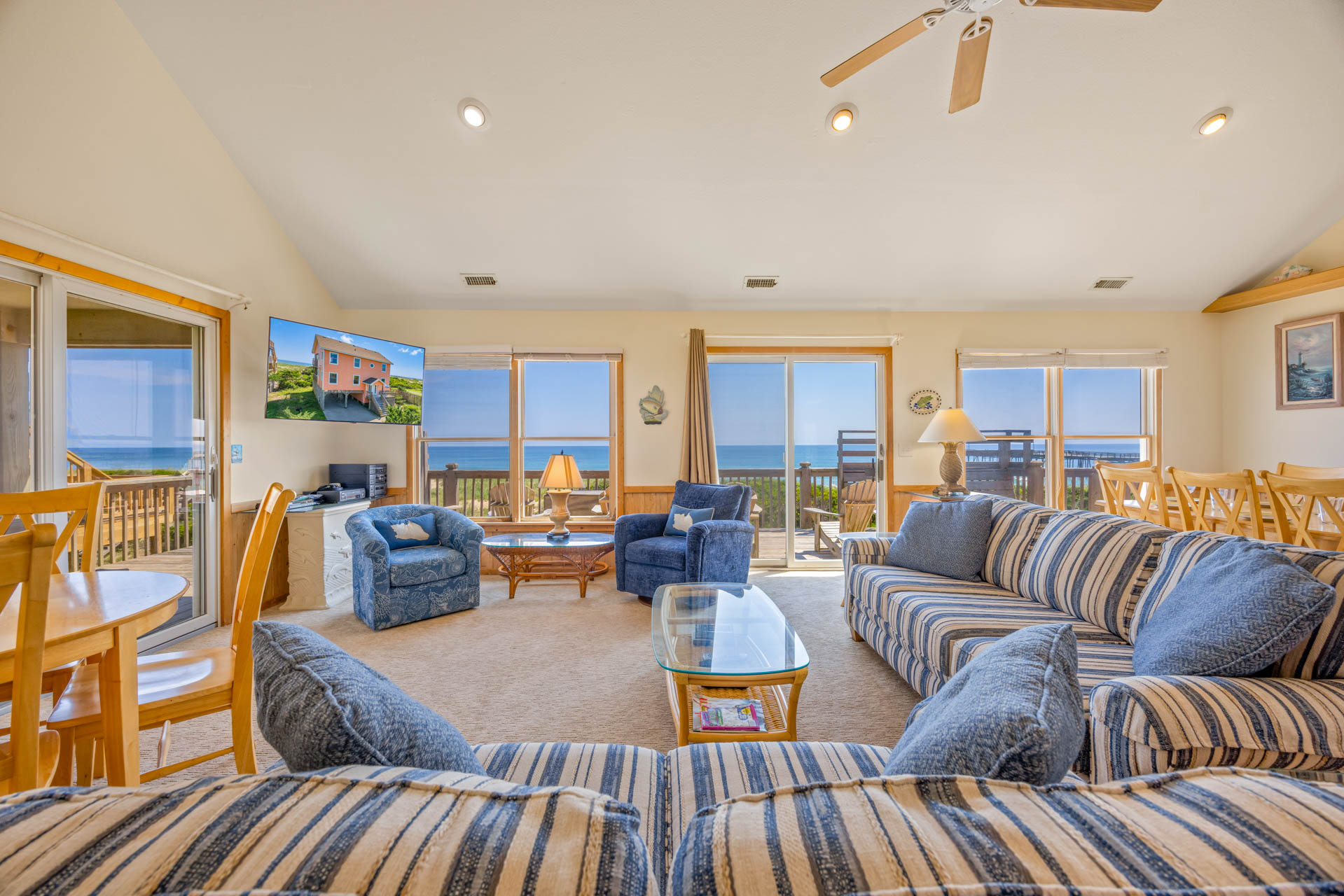 Surf Or Sound Realty 287 Surf Side Great Room 2