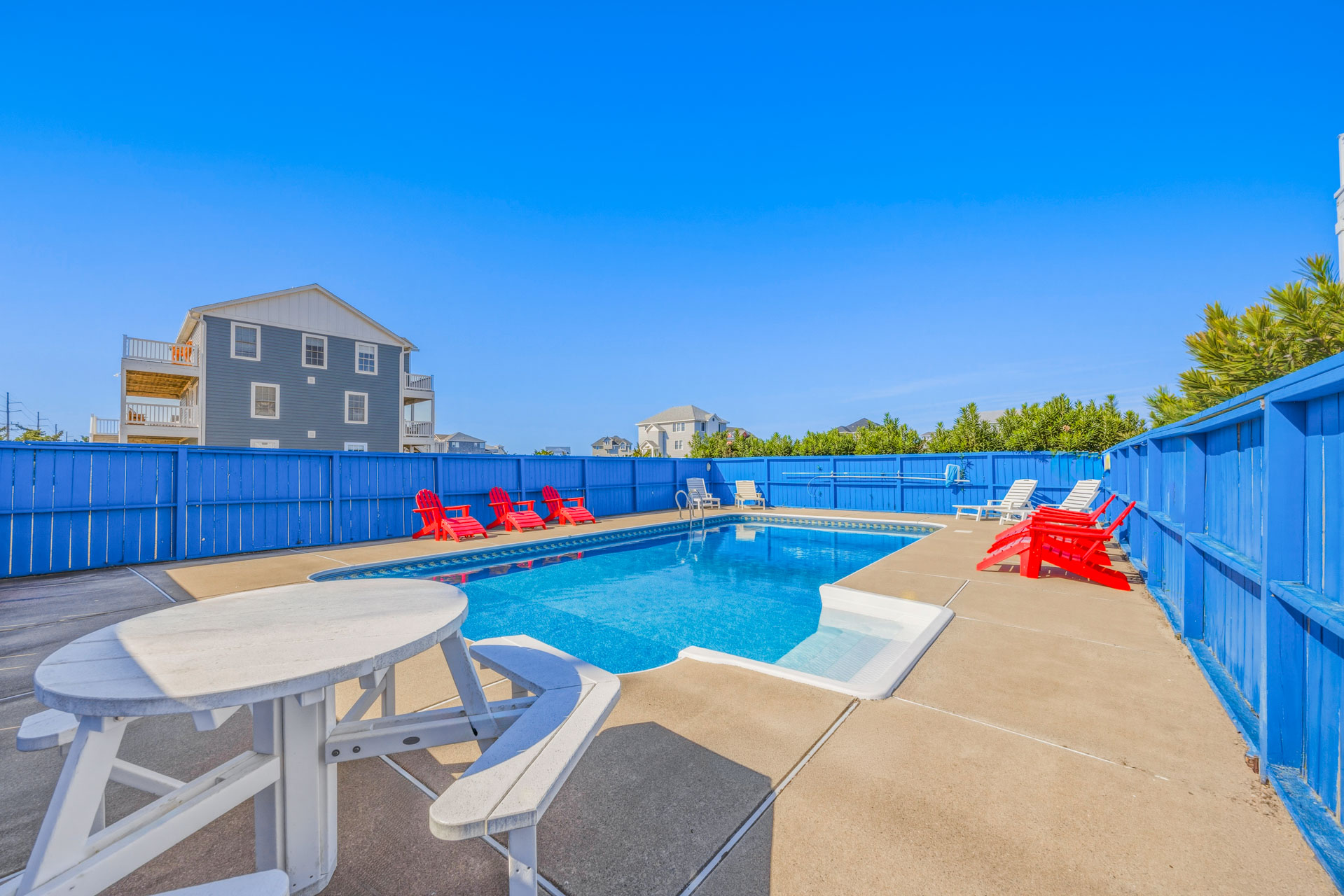 Surf Or Sound Realty 823 Sounds Good 2 Me Pool Area 1