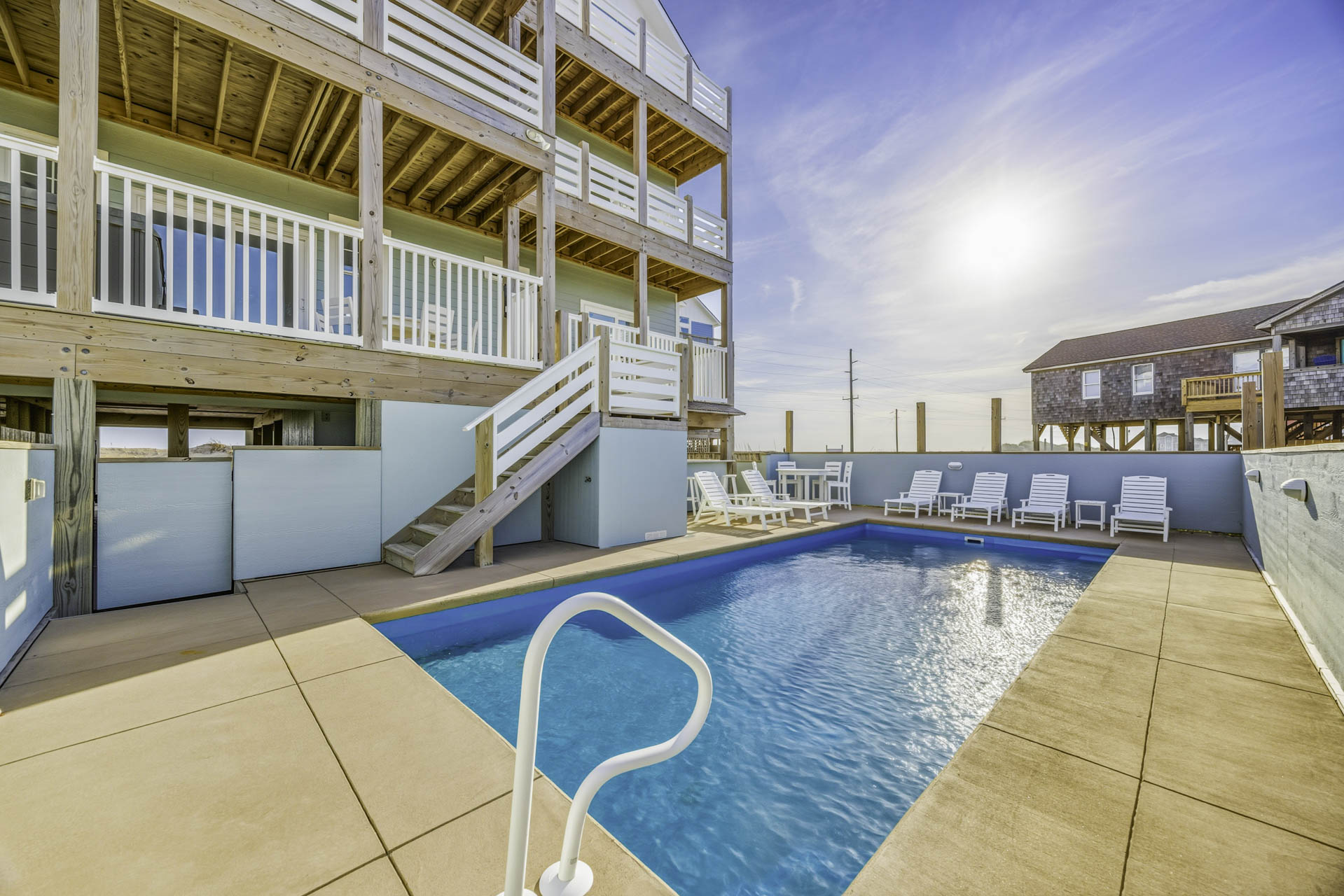 Surf Or Sound Realty 1000 Bellavues Pool Area 2