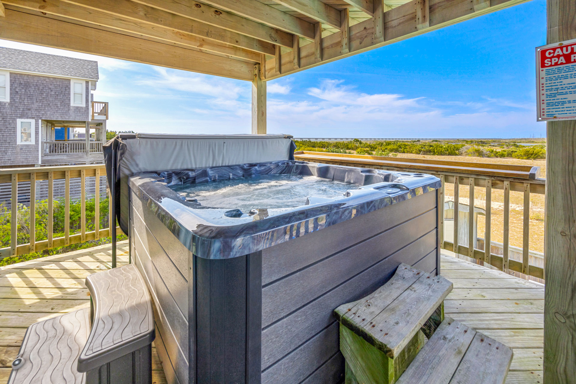 Surf Or Sound Realty 416 Bella Vista Hot Tub 1