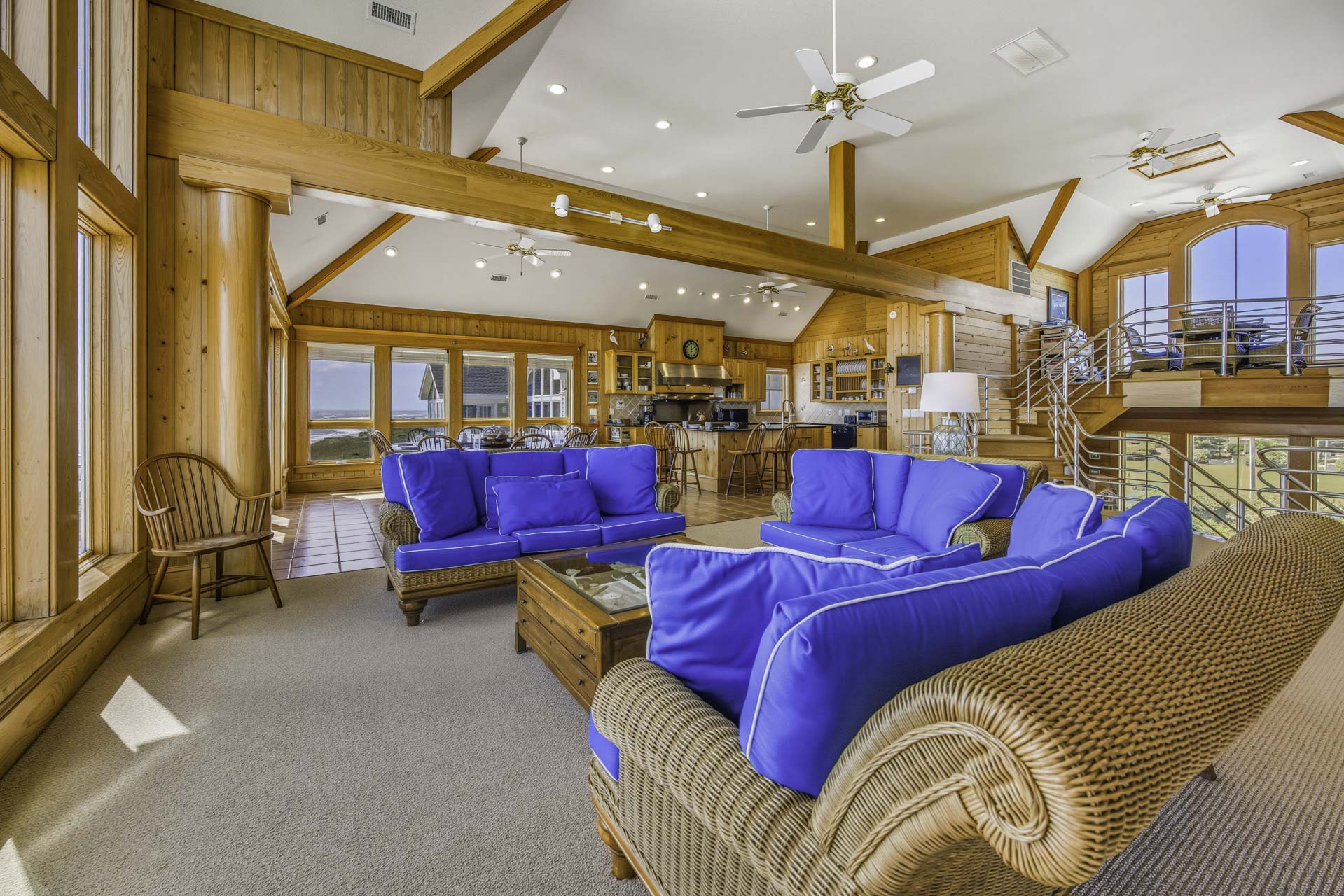 Surf Or Sound Realty 603 Seven Cousins Cottage Great Room 7