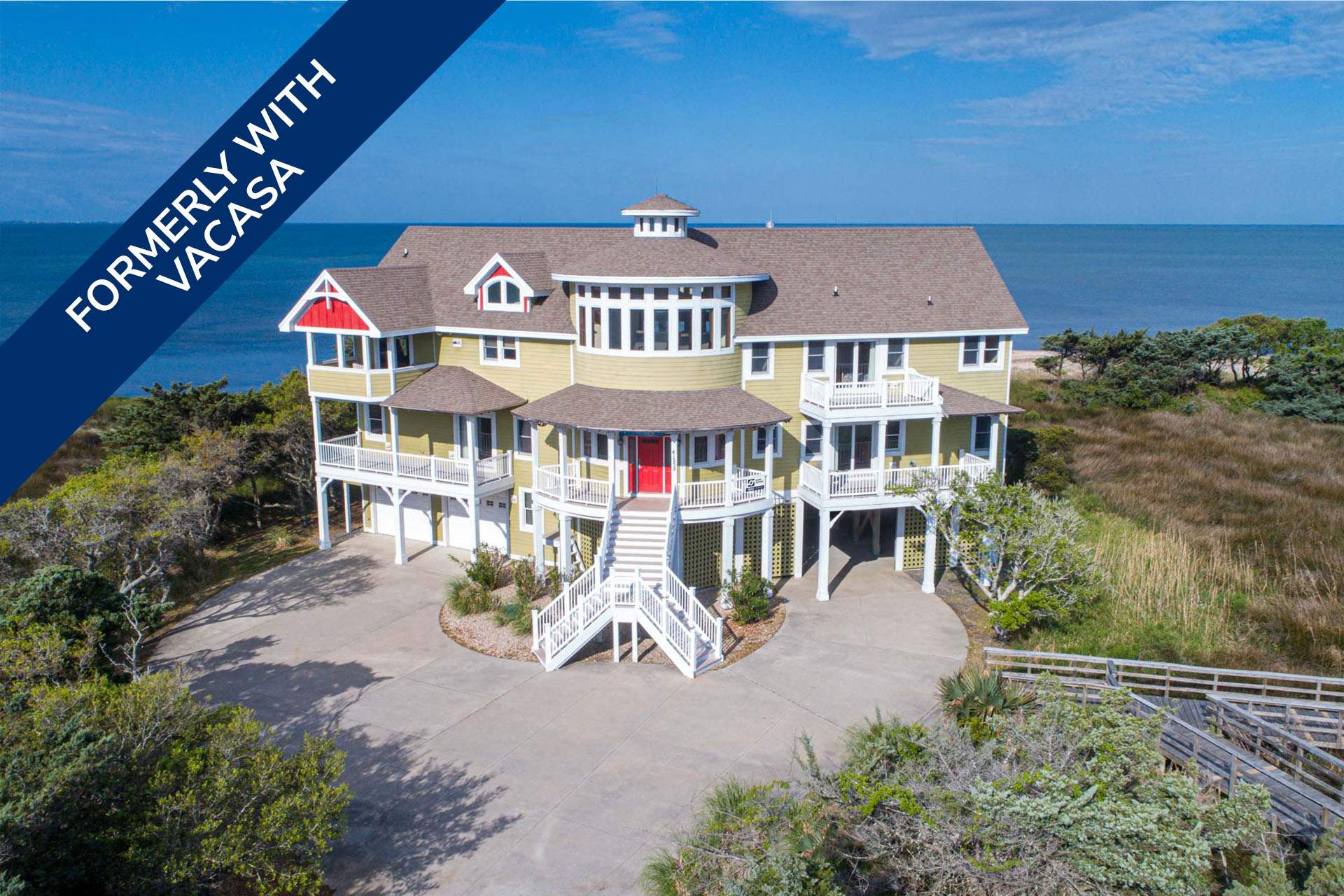Beautiful Sound 1118, 6 bedroom Sound Front home in Avon, OBX, NC