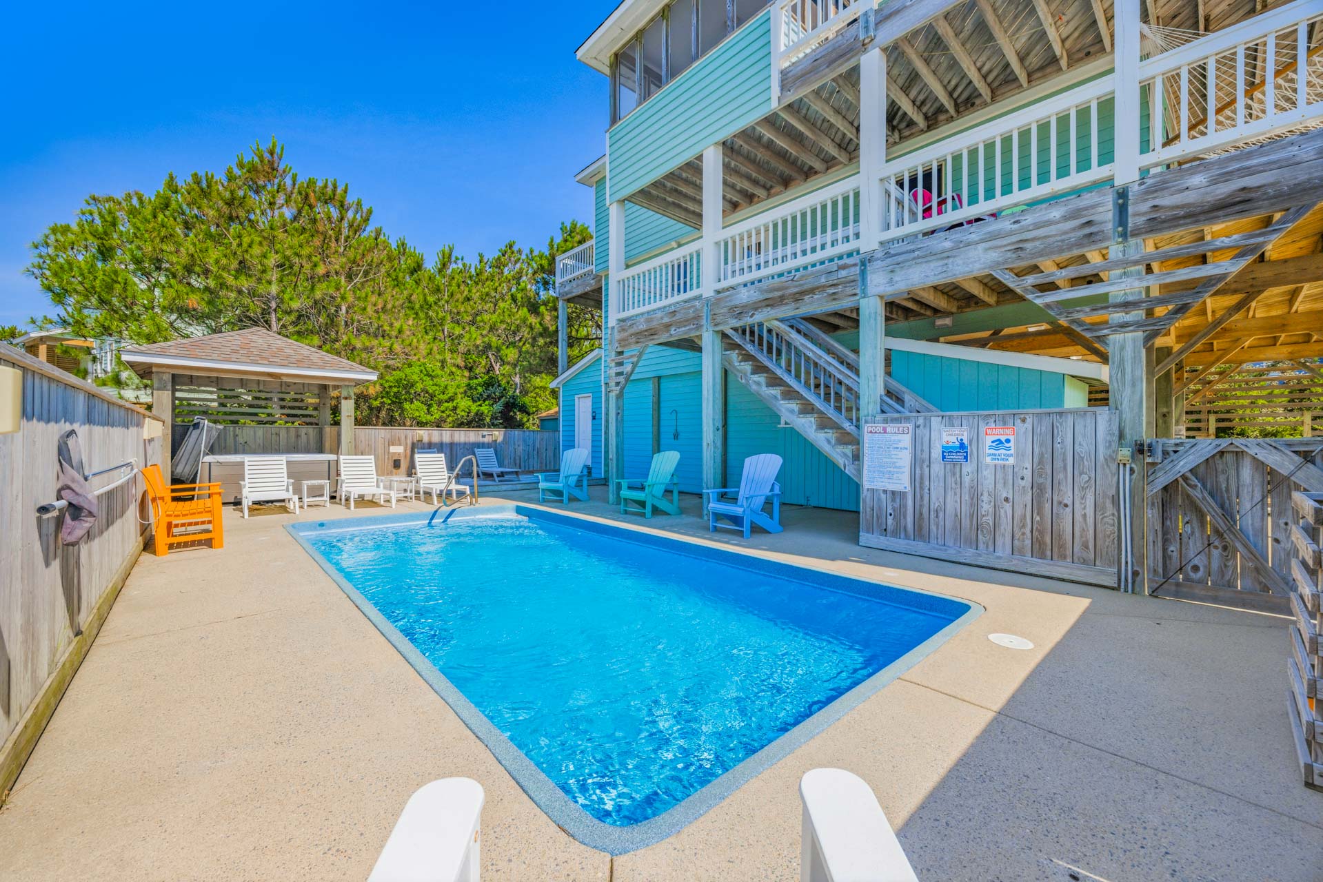 Surf Or Sound Realty 96 Ocean Vista Pool Area 2