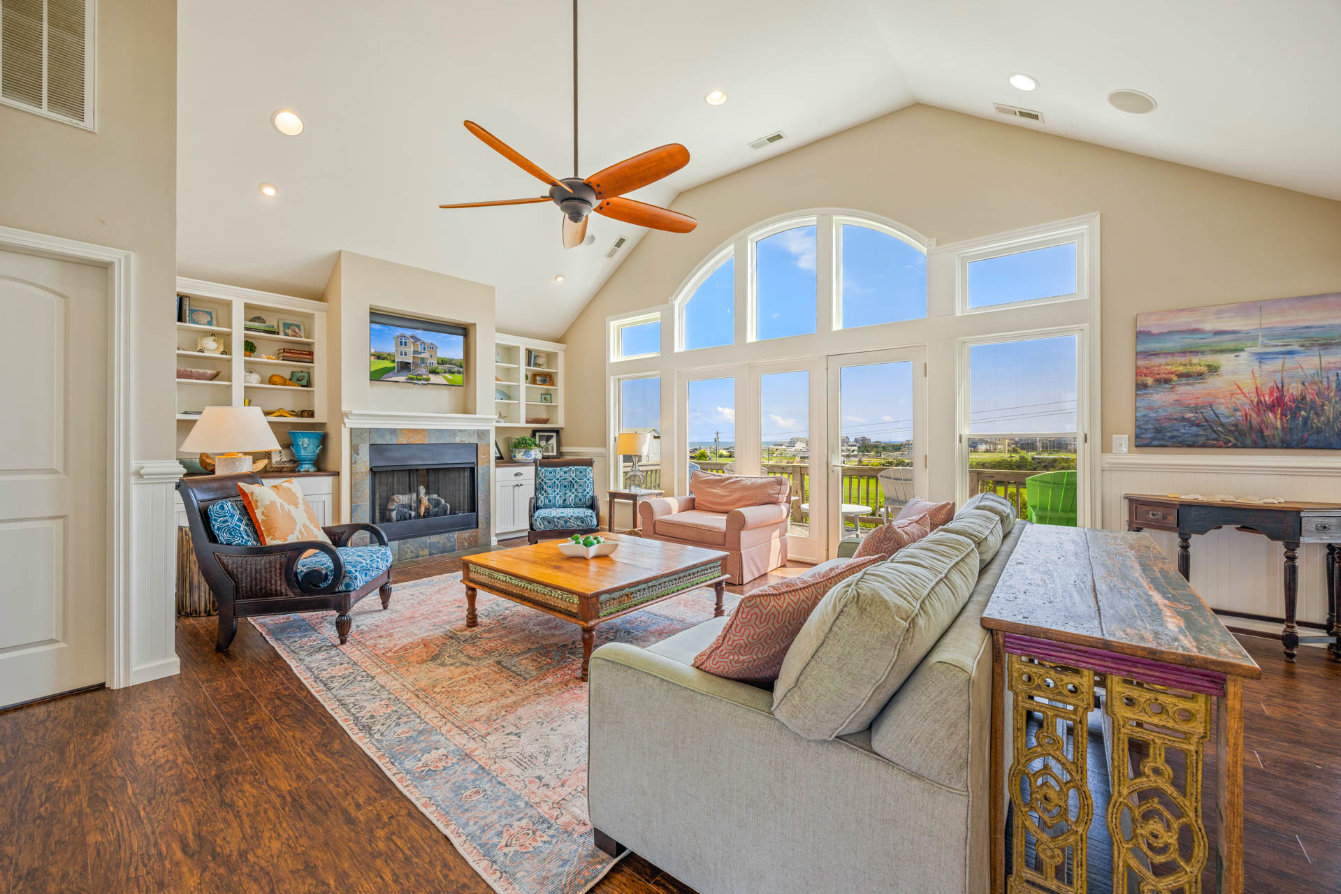 Surf Or Sound Realty 734 Hi View Great Room 1