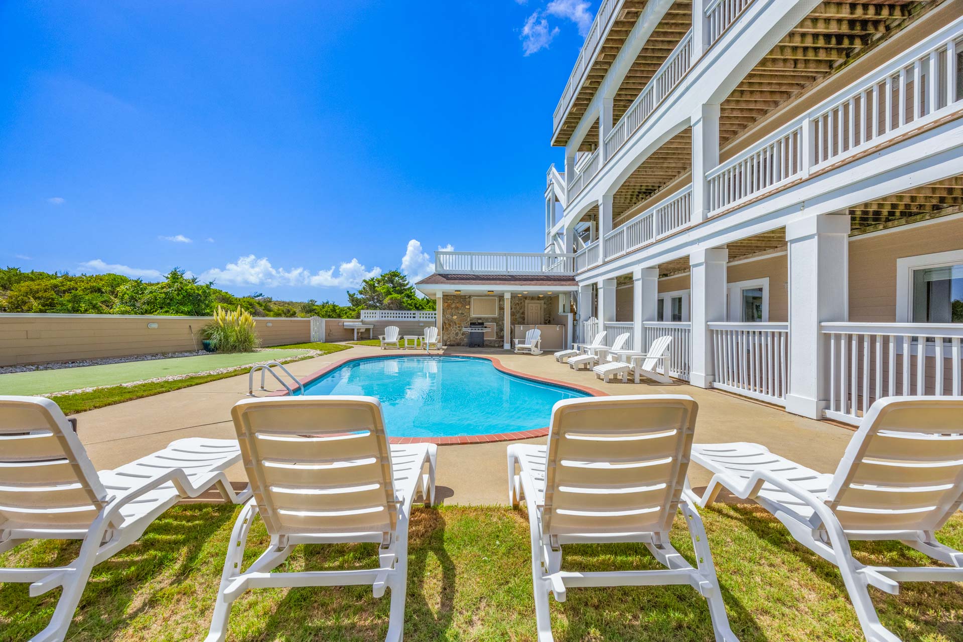 Surf Or Sound Realty 1074 Pura Vida Pool Area 3