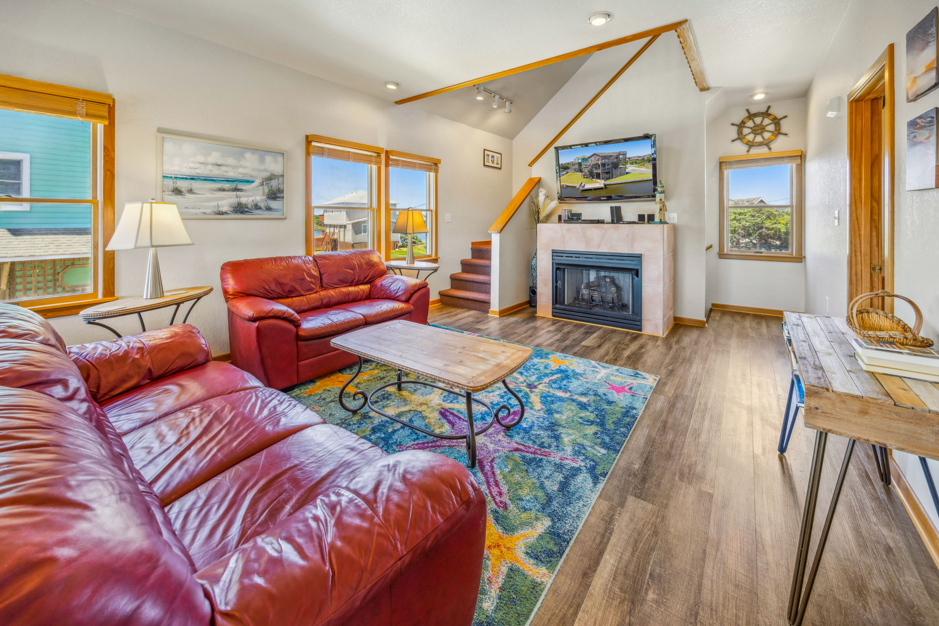 Surf Or Sound Realty 623 Castn Crew Great Room 3