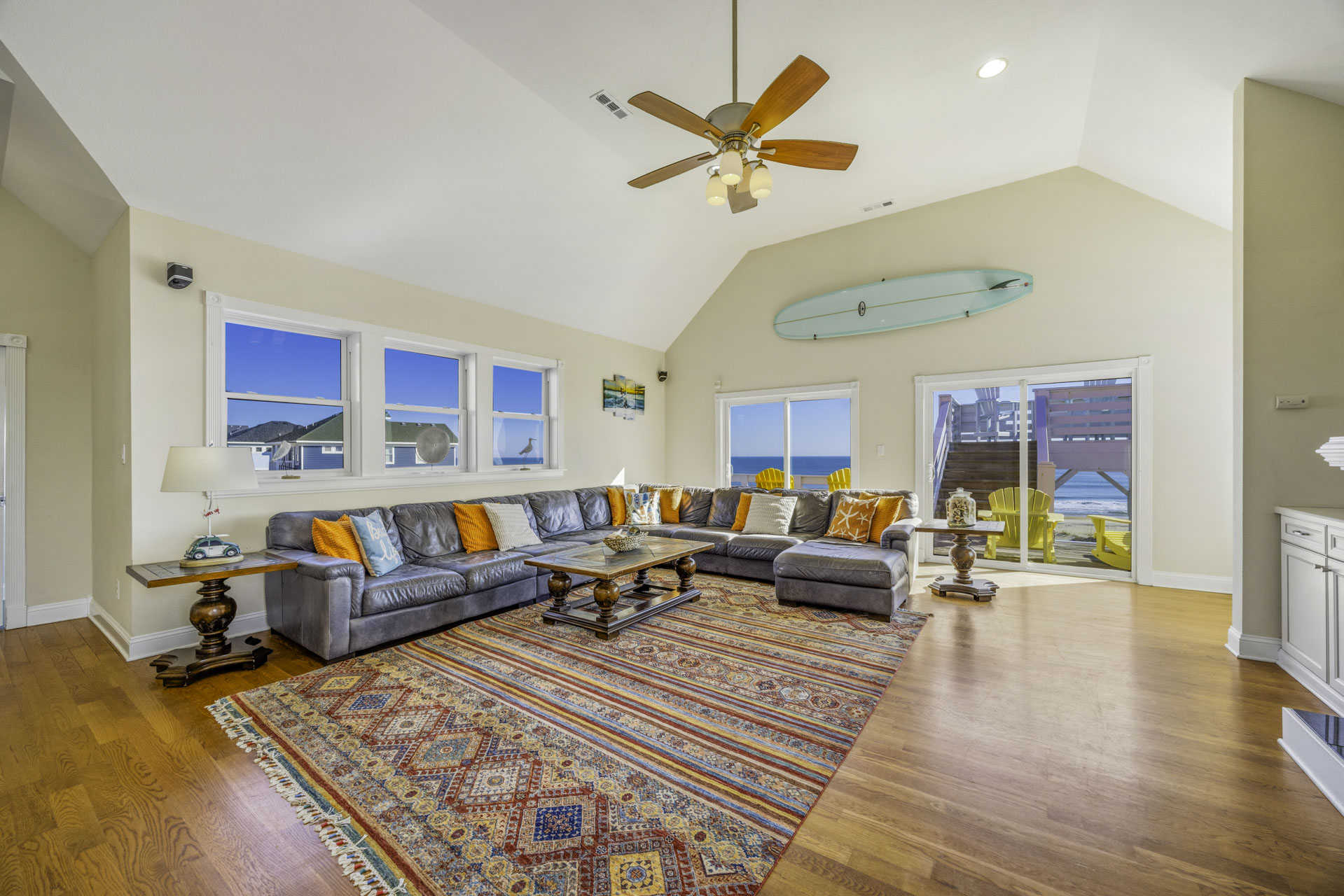 Surf Or Sound Realty 575 Rodanthe Paradise Great Room 3