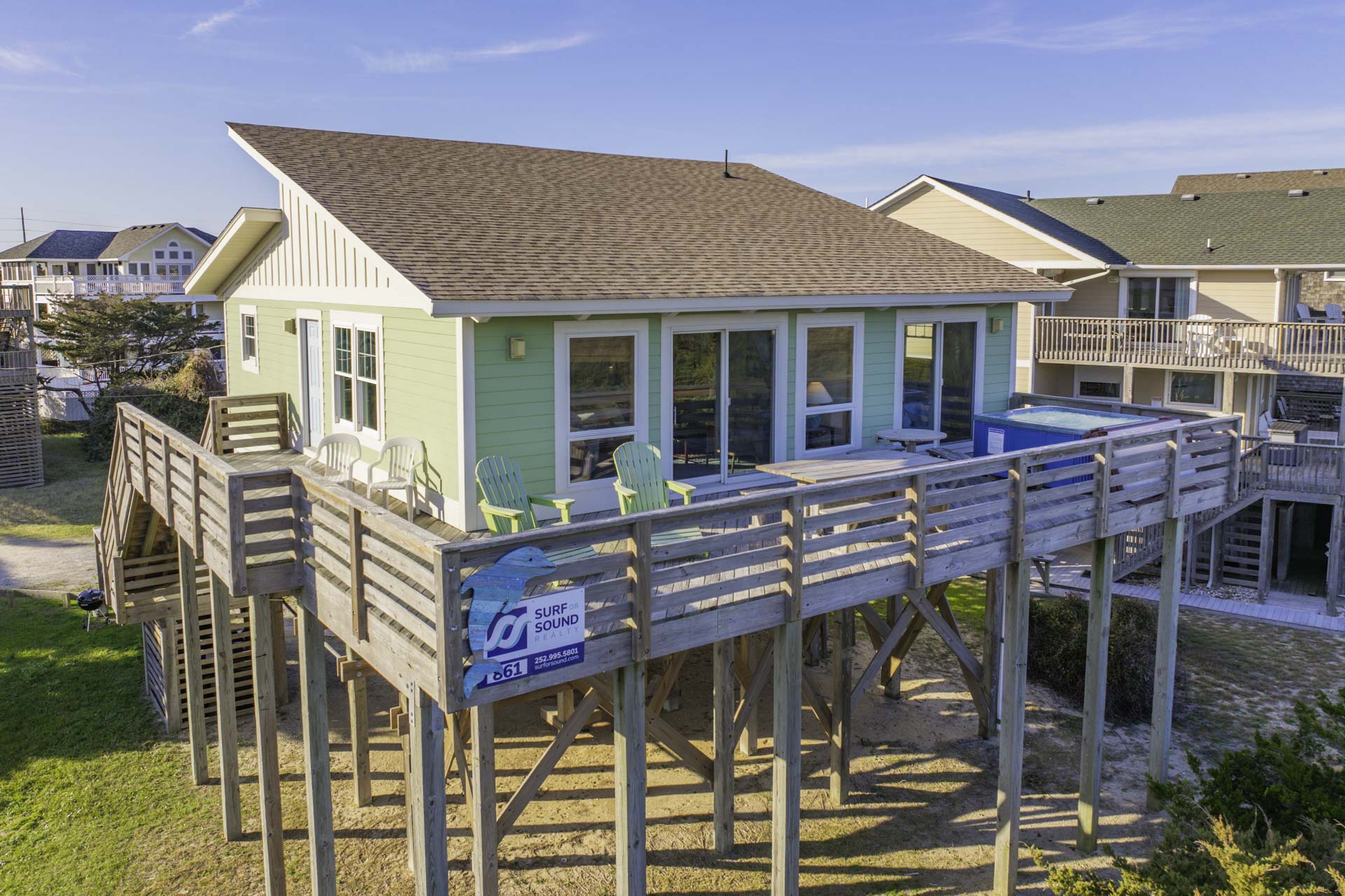 Surf Or Sound Realty 861 Kinnakeet Retreat Exterior 13