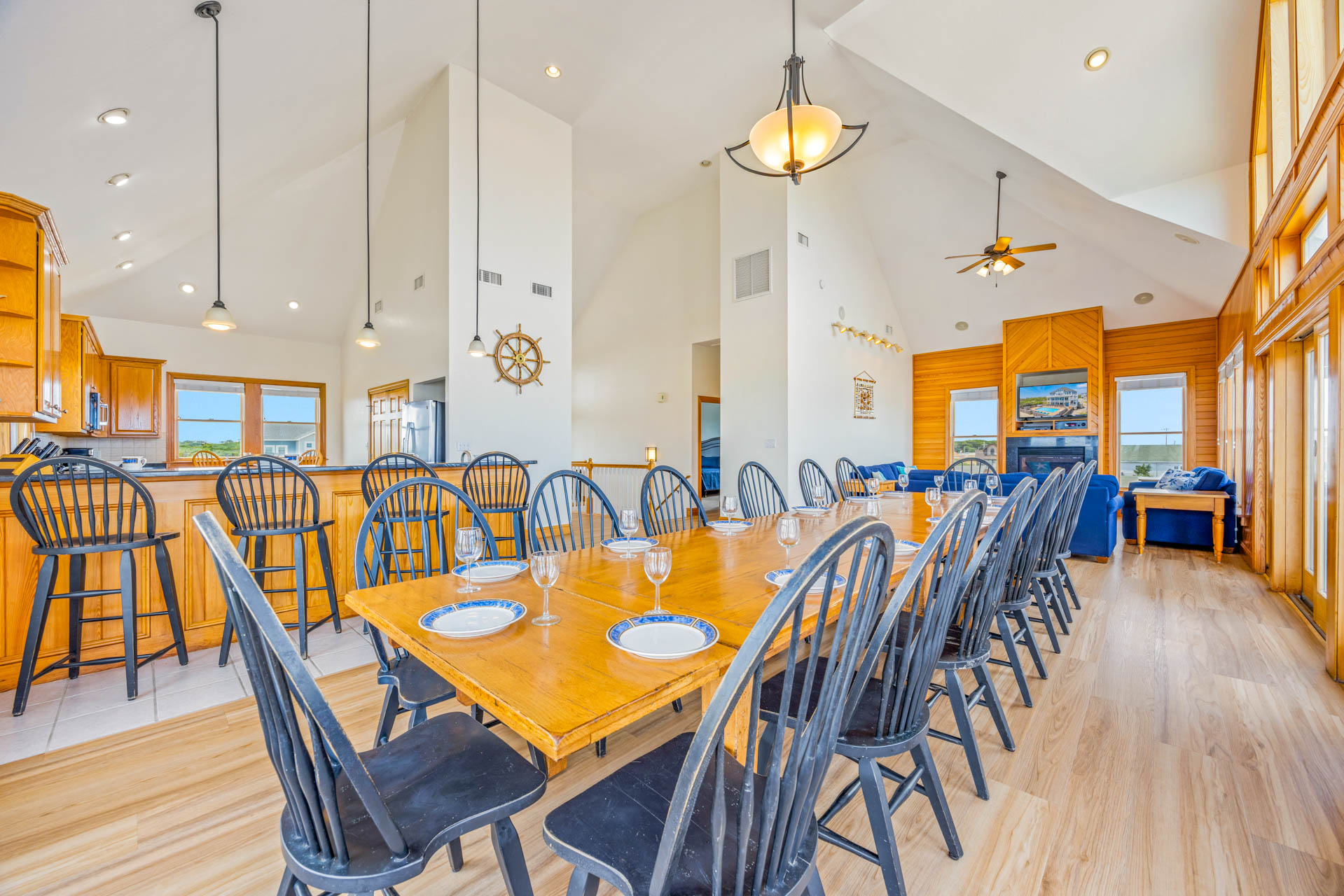 Surf Or Sound Realty 1251 Whispering Sands Dining Area 3