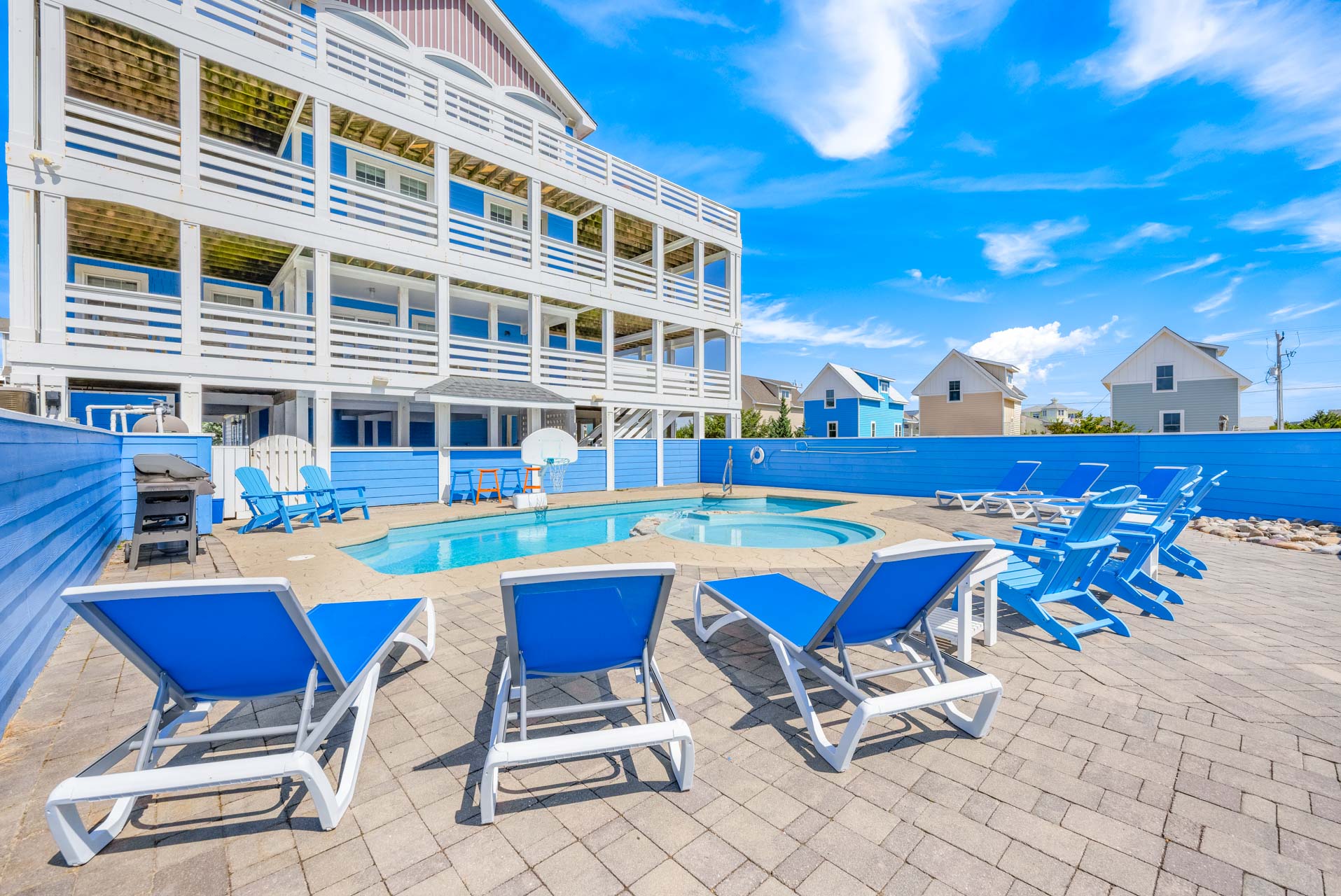Surf Or Sound Realty 564 High Seas Pool Area 1