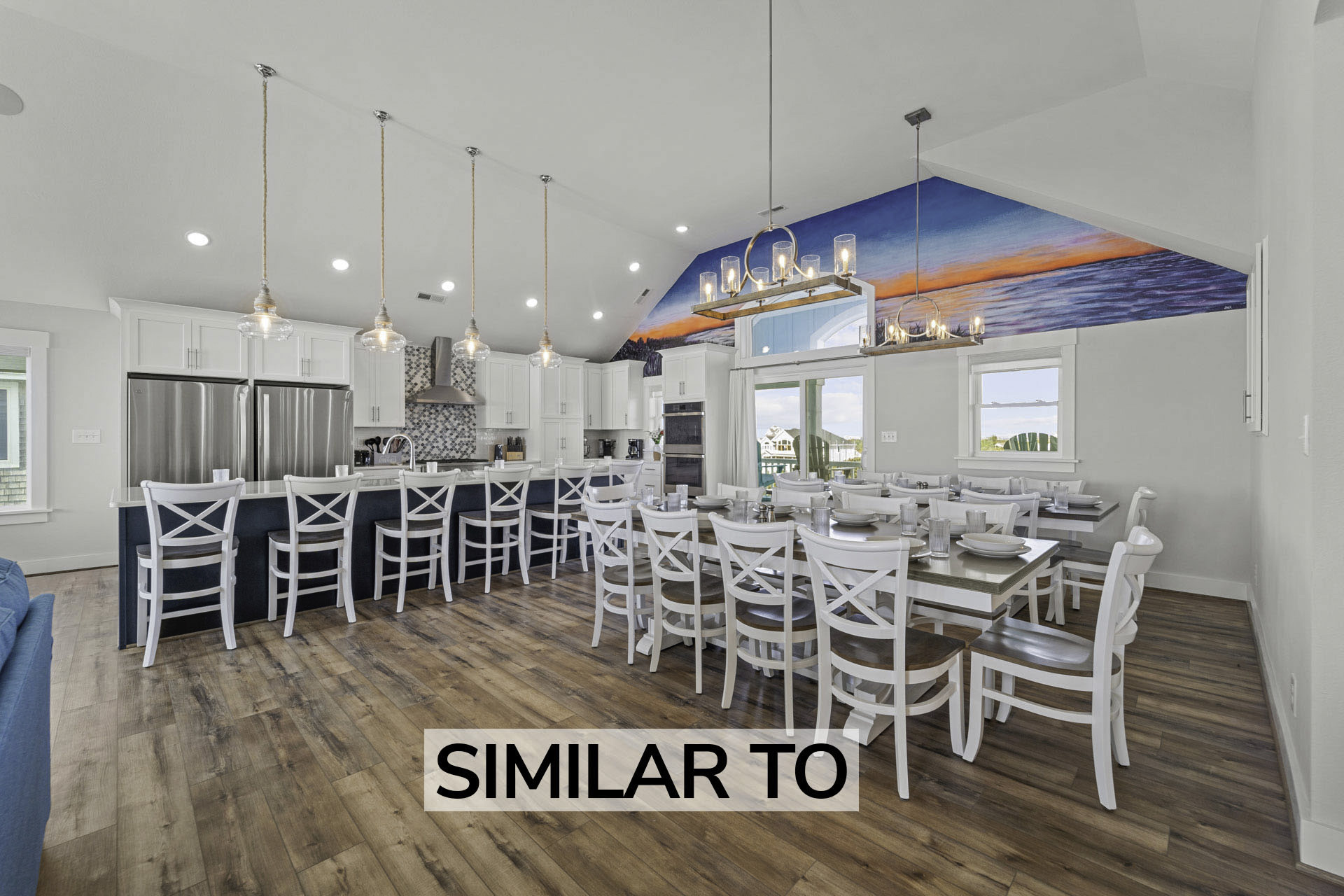 Surf Or Sound Realty 1093 Hatteras Holiday Dining Area 3 Similar To