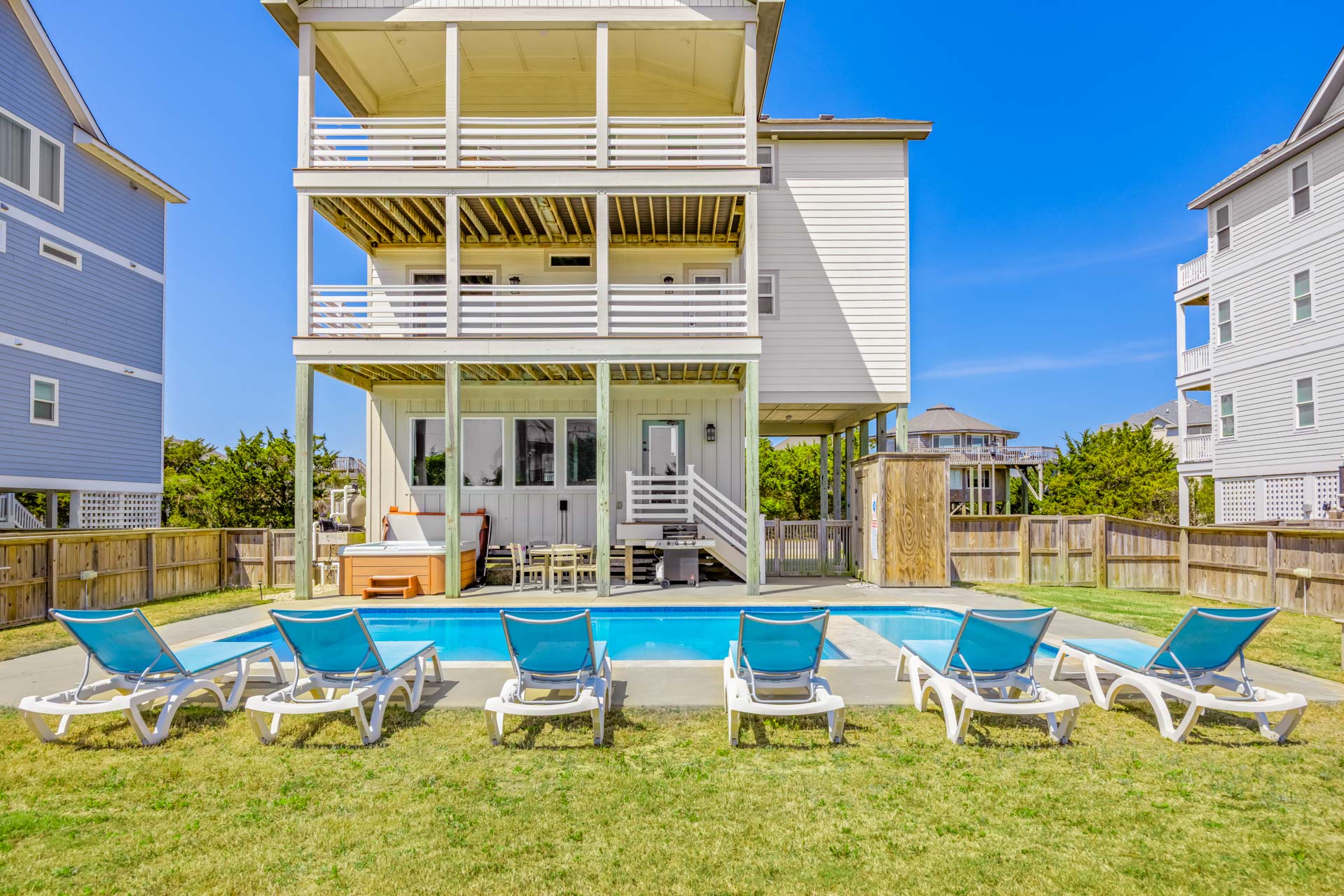 Surf Or Sound Realty 884 Starfish Story Pool Area 3