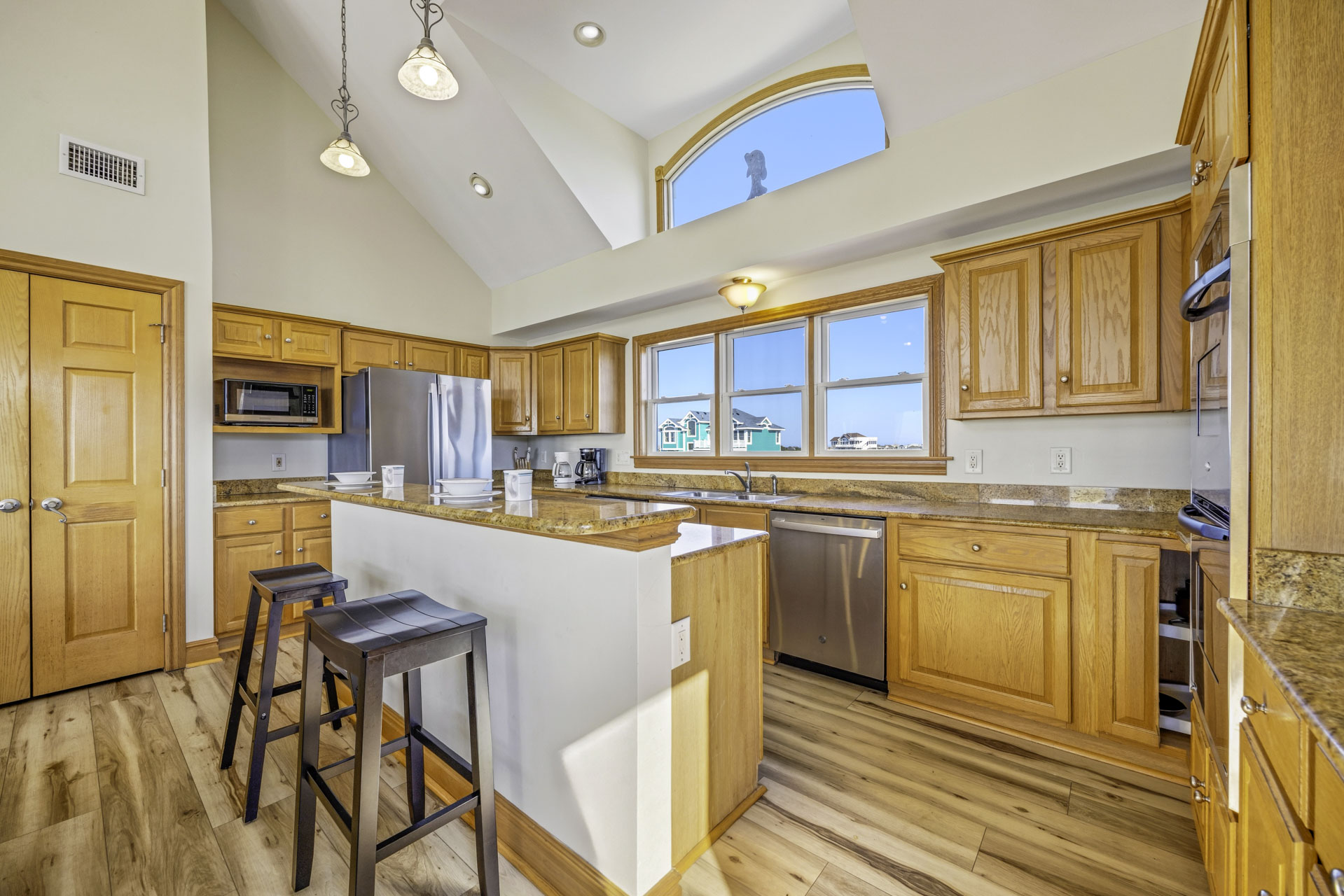 Surf Or Sound Realty 973 Bay Breeze Kitchen 1