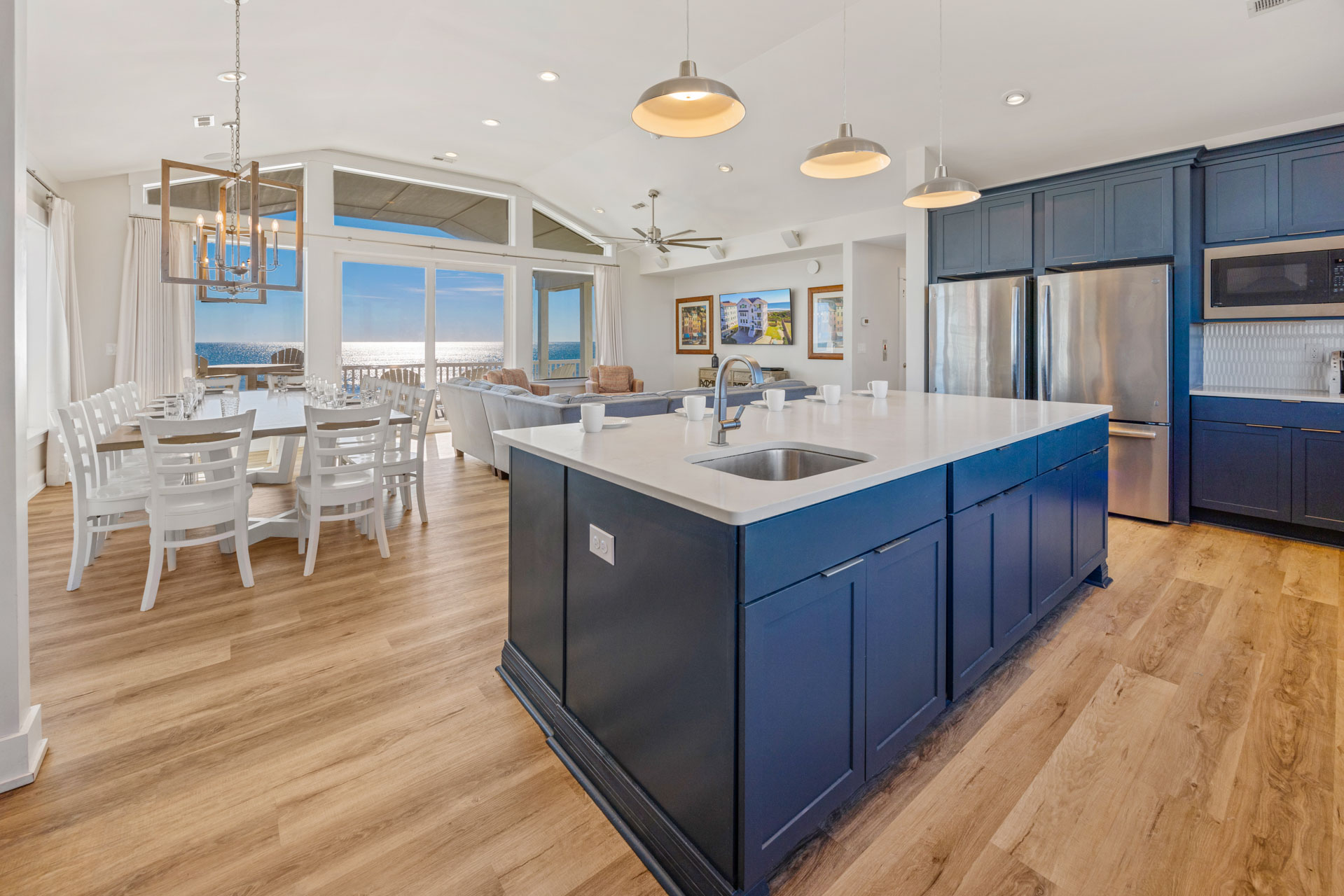 Surf Or Sound Realty 1217 Aqua Sol Kitchen 5