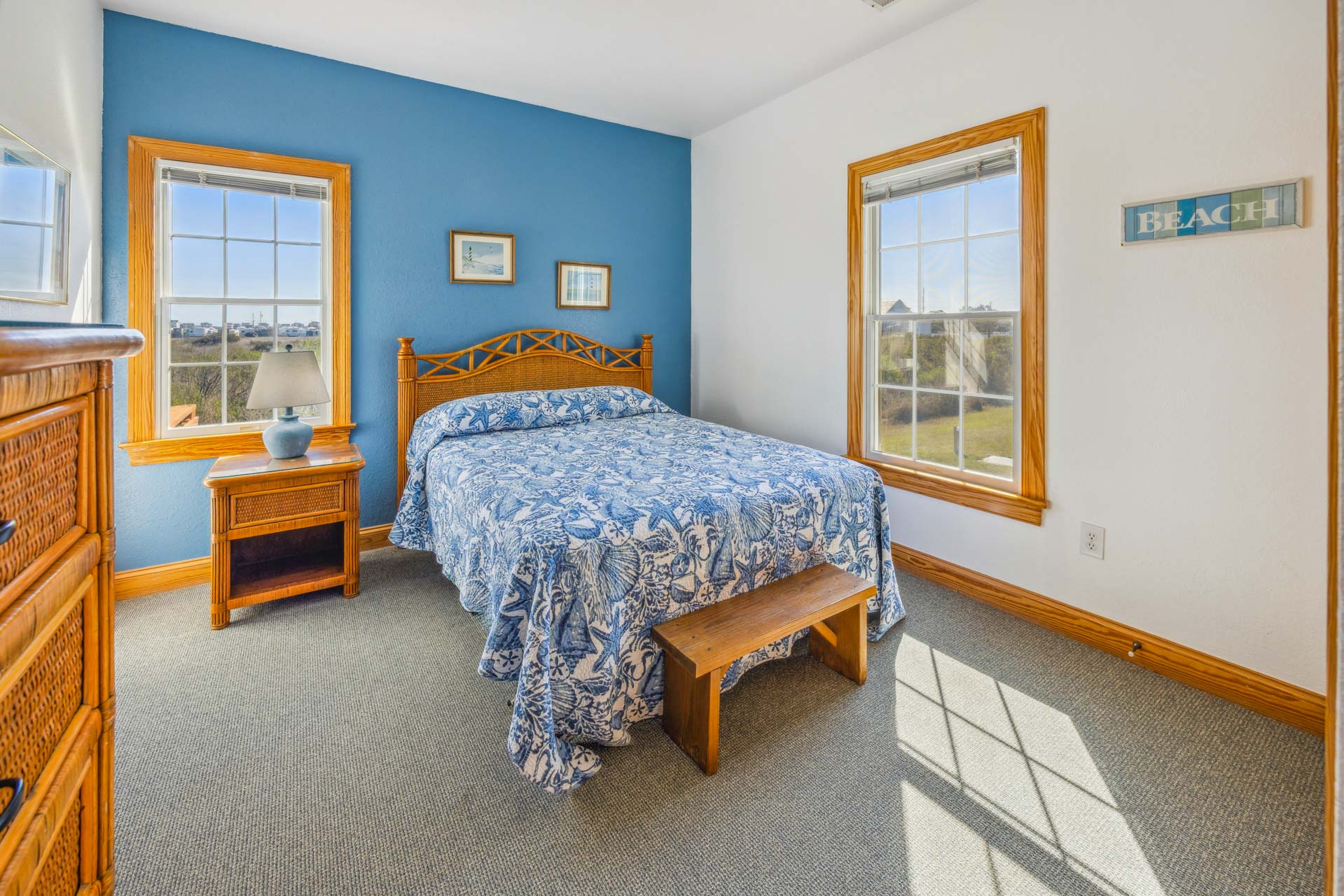 Surf Or Sound Realty 253 Captain Beck's Bedroom 6 1