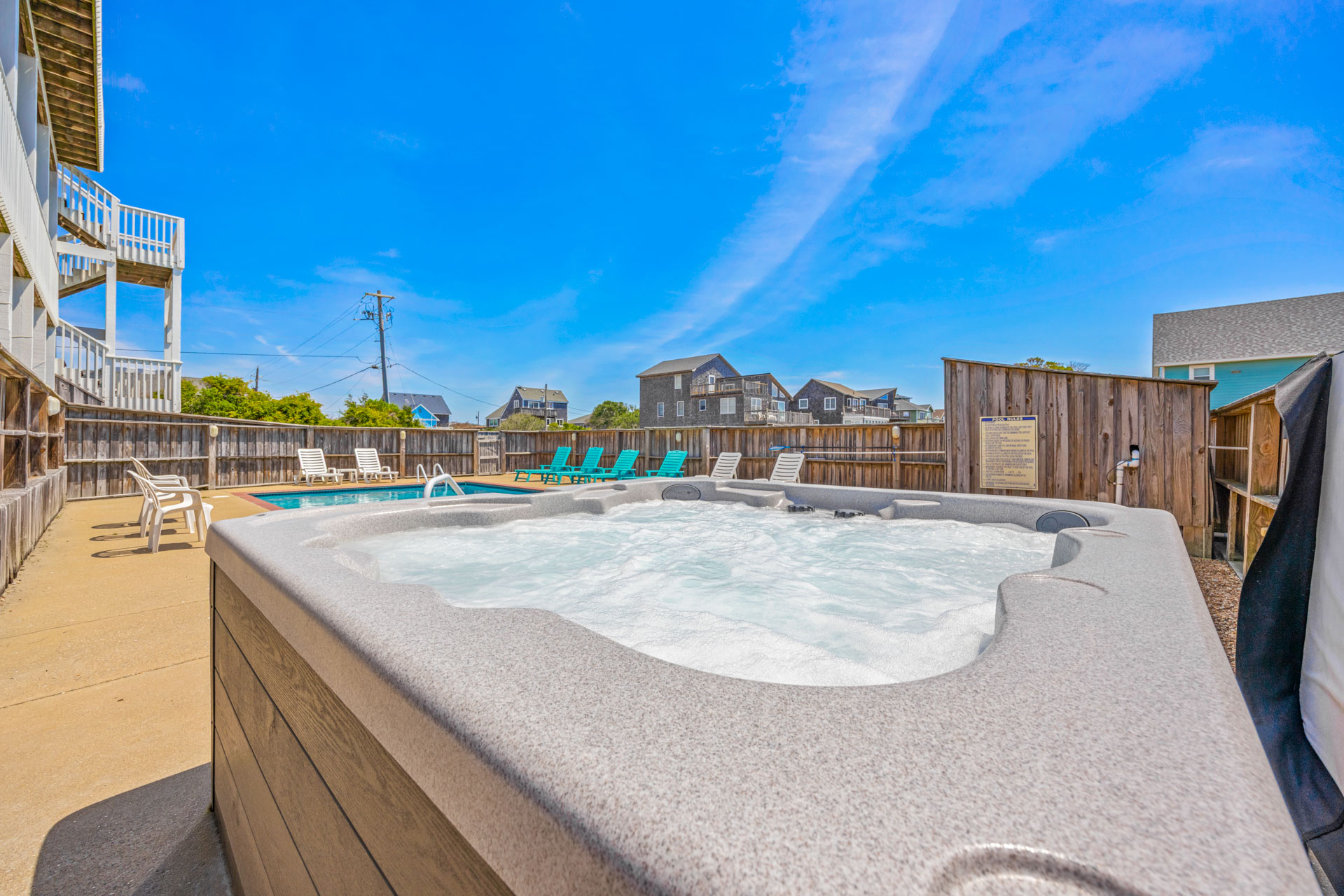 Surf Or Sound Realty 1251 Whispering Sands Hot Tub 2
