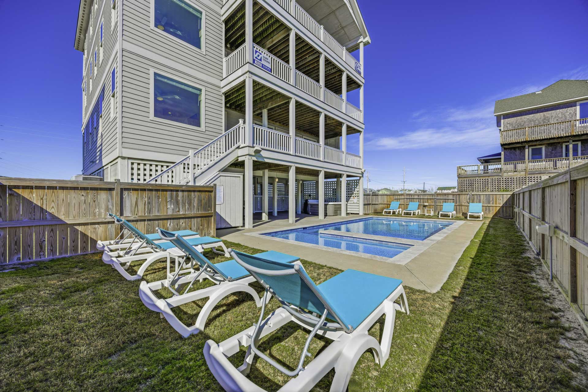 Surf Or Sound Realty 918 Cape Sol Pool Area 3