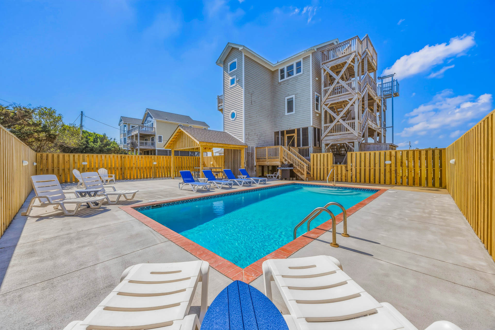 Surf Or Sound Realty 928 Surfs Up Rodanthe Pool Area 6