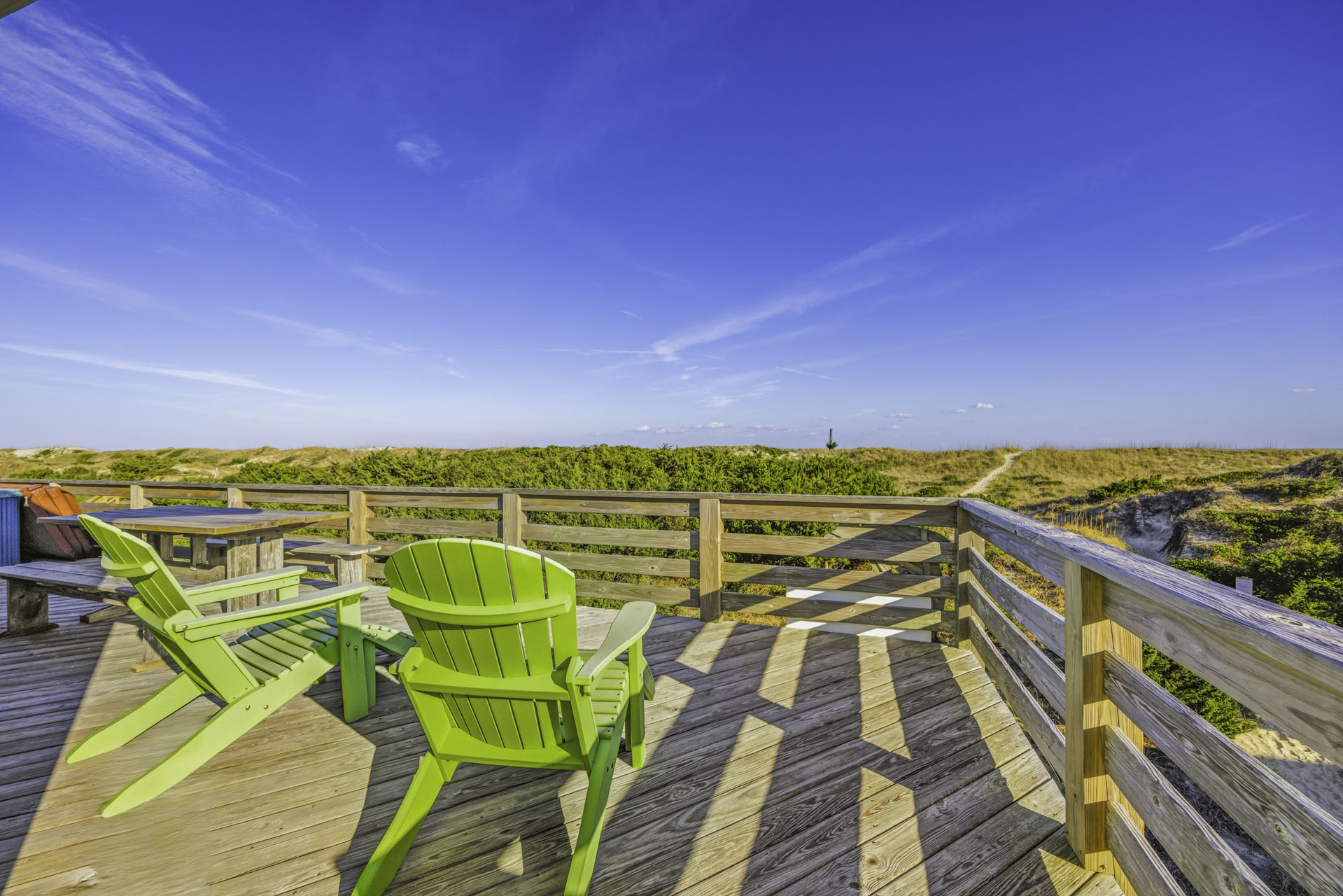 Surf Or Sound Realty 861 Kinnakeet Retreat Deck 2