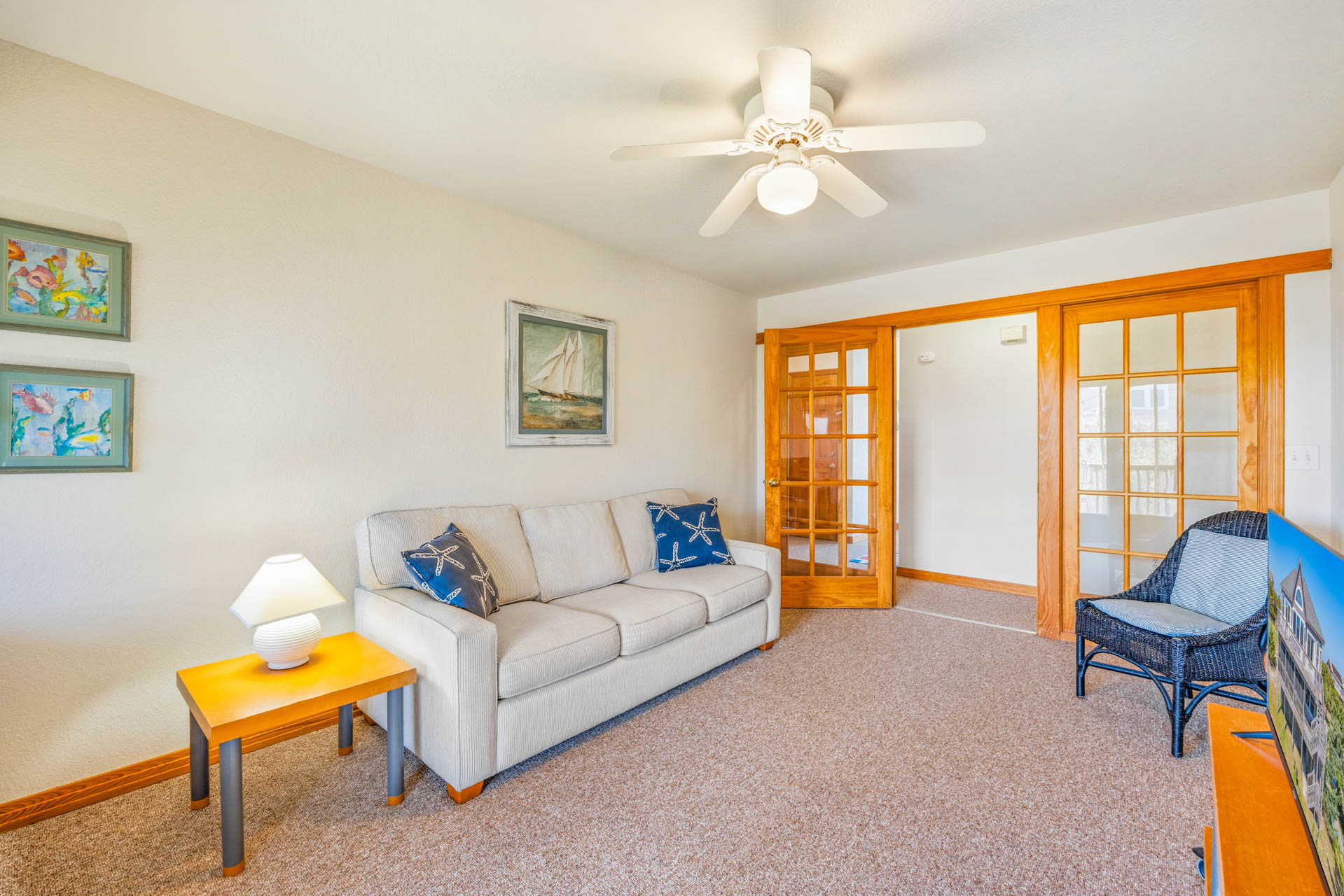 Surf Or Sound Realty 767 Beachcomber Media Room 2