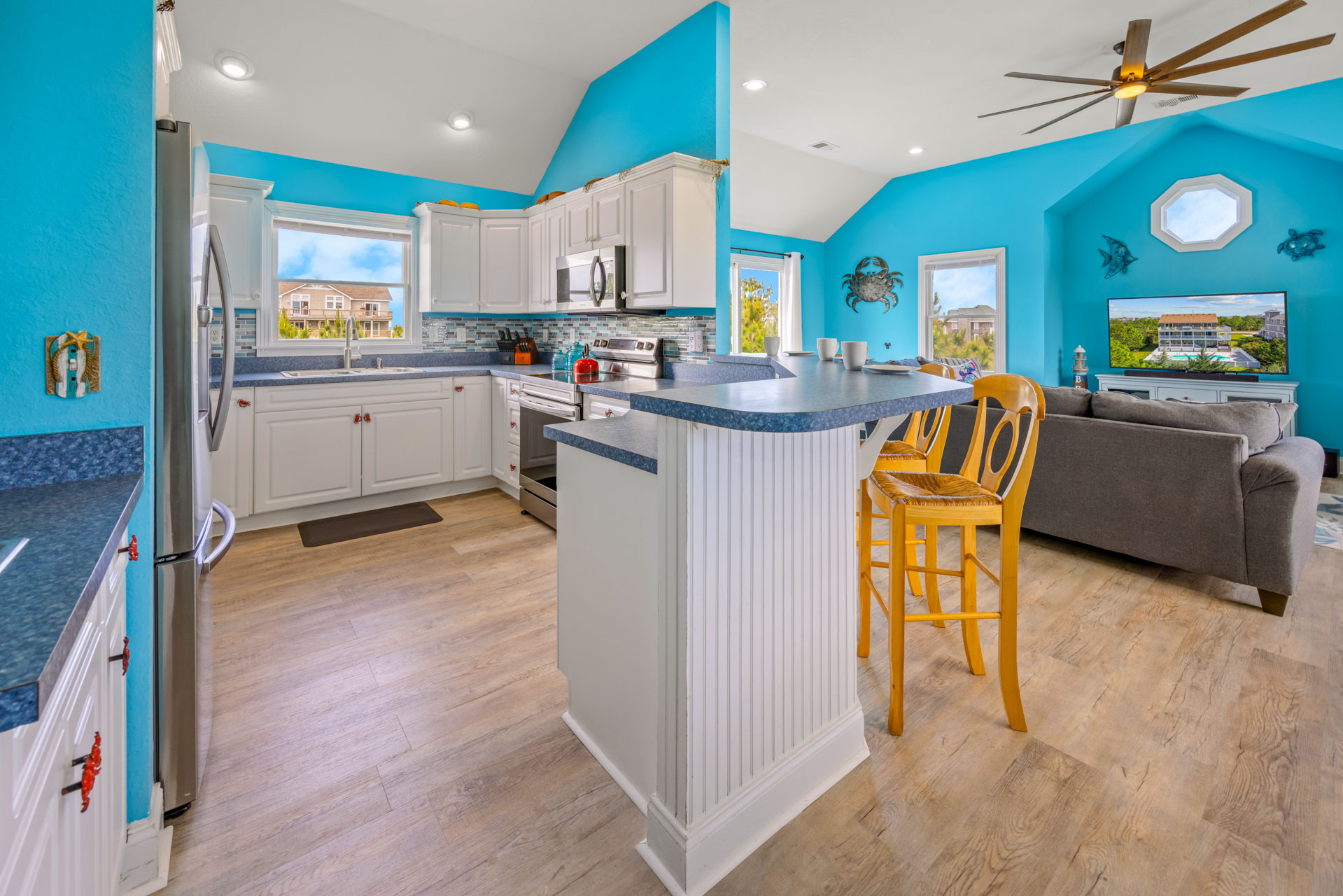 Surf Or Sound Realty 452 Isle Be Breezy Kitchen 1