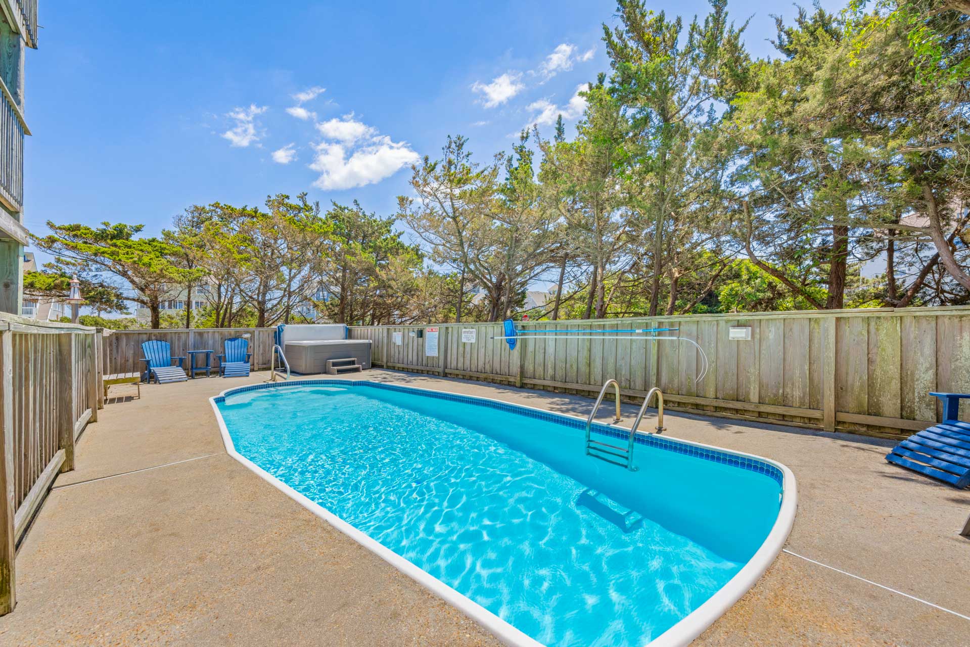 Surf Or Sound Realty 1144 The Sandy House Pool Area 4