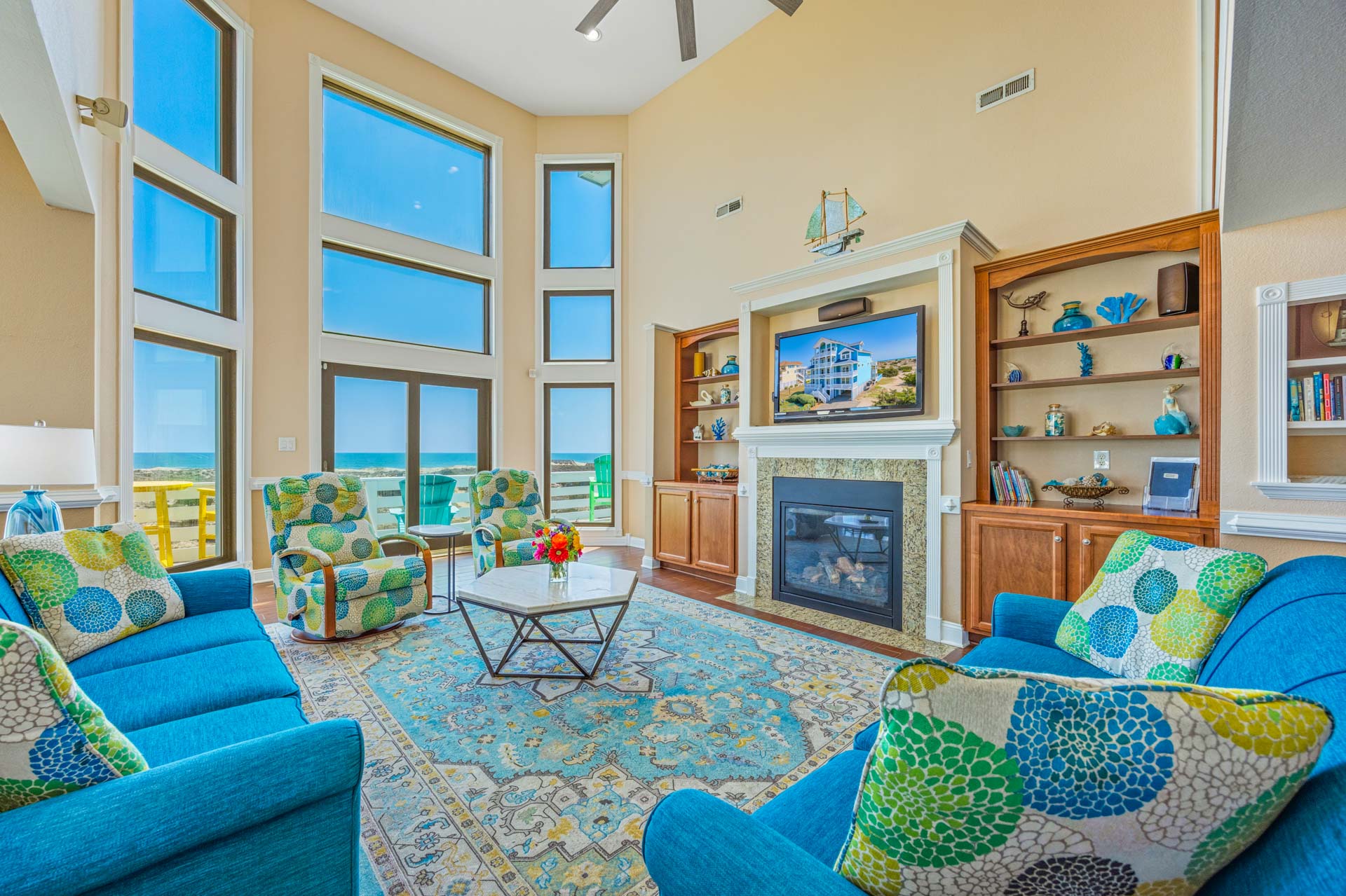 Surf Or Sound Realty 684 Moonshine Great Room 7