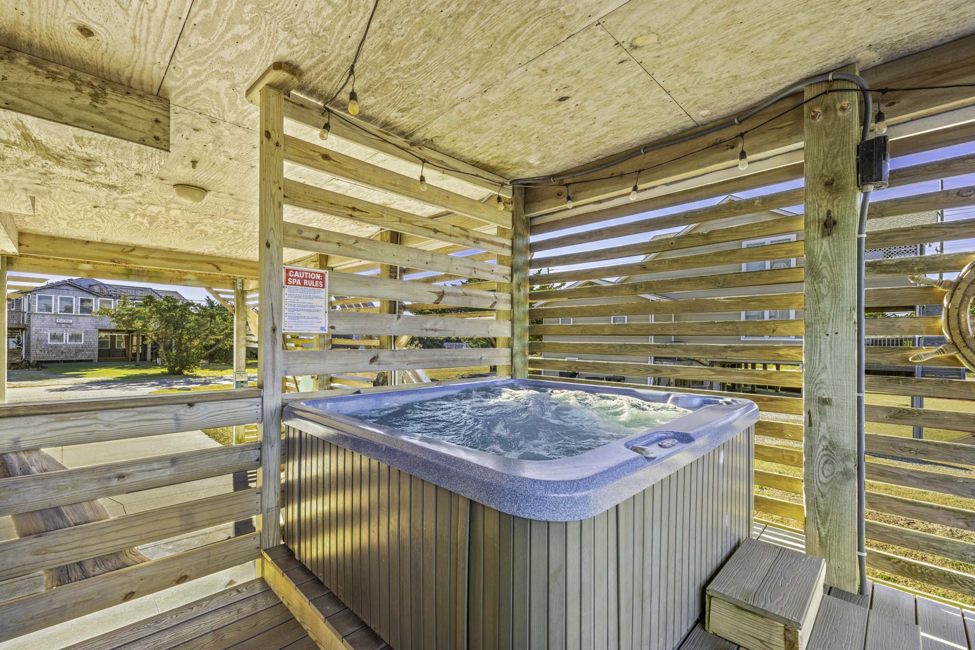 Surf Or Sound Realty 476 Changes In Attitude Hot Tub 1