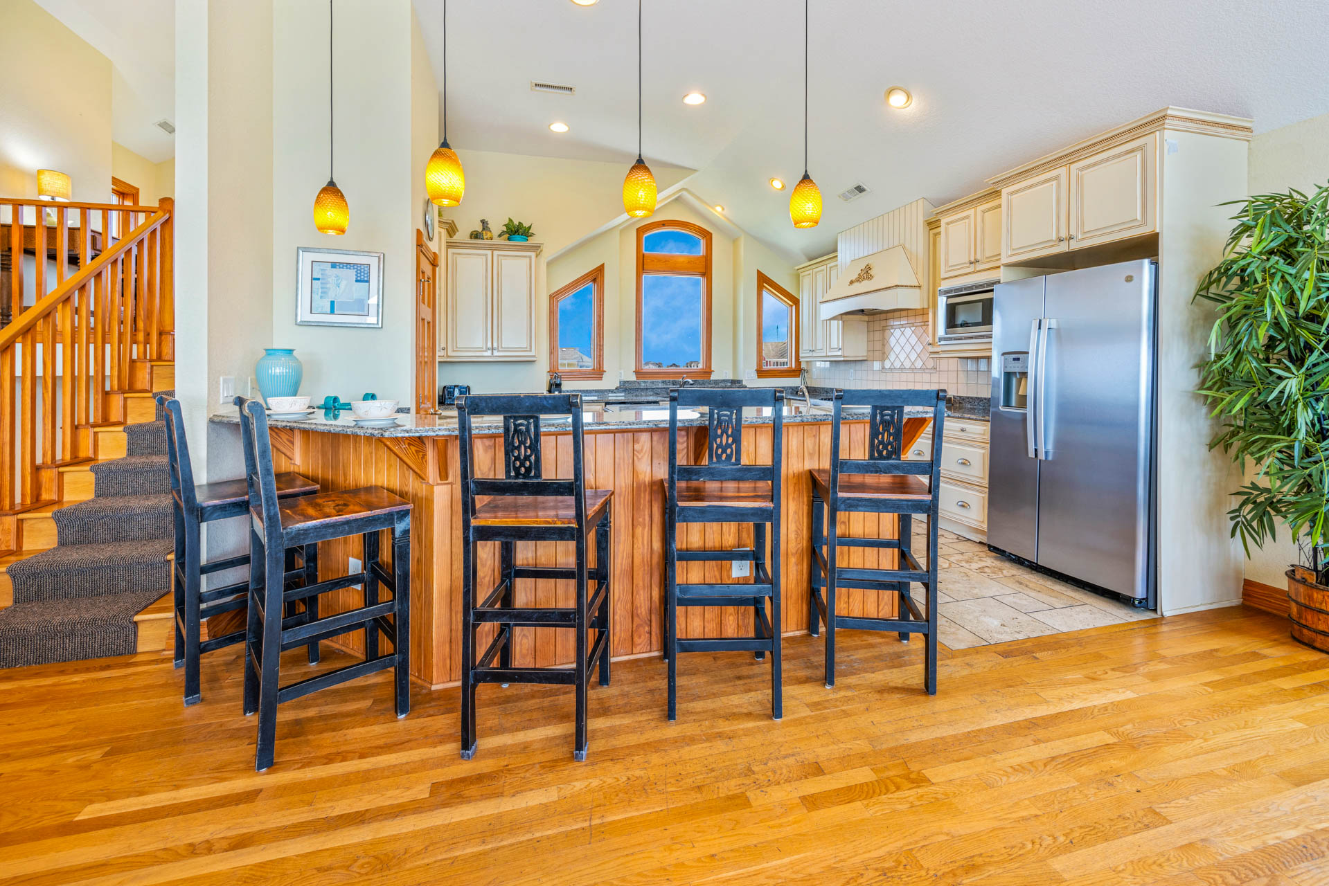 Surf Or Sound Realty 1029 Sunset Serenade Kitchen 1