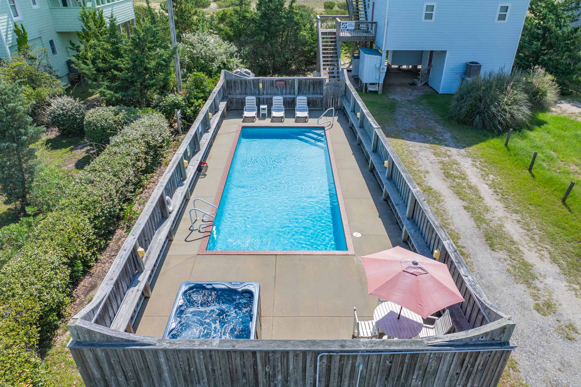 Surf Or Sound Realty 463 Casa Mare Pool Area 3