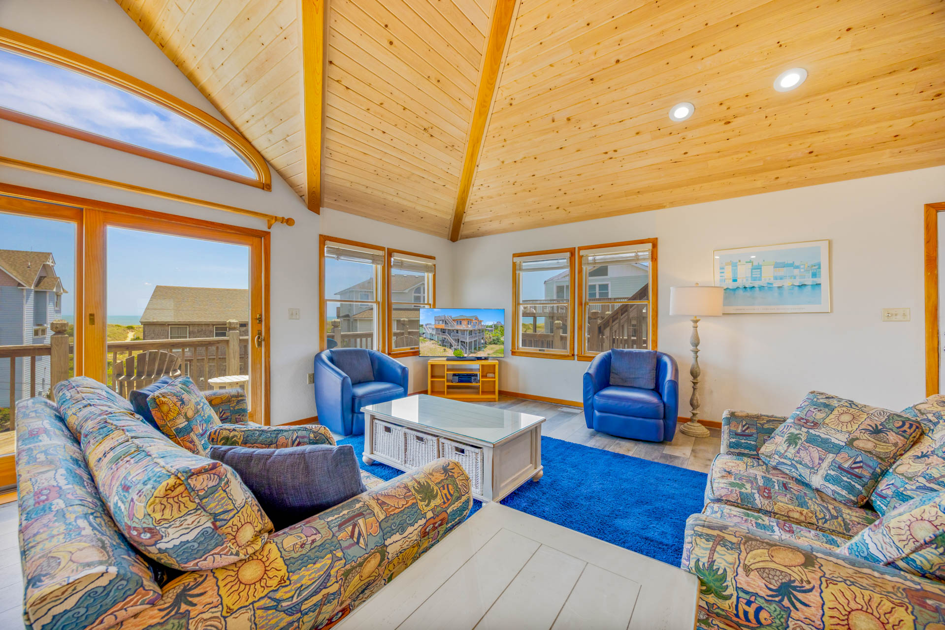 Surf Or Sound Realty 168 Sea N Blue Great Room 5