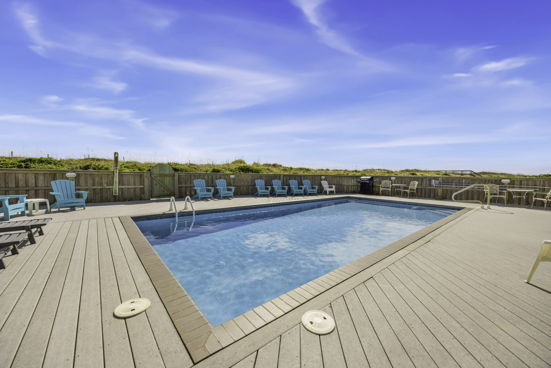 Surf Or Sound Realty 368 Sea Whisper Pool Area 1