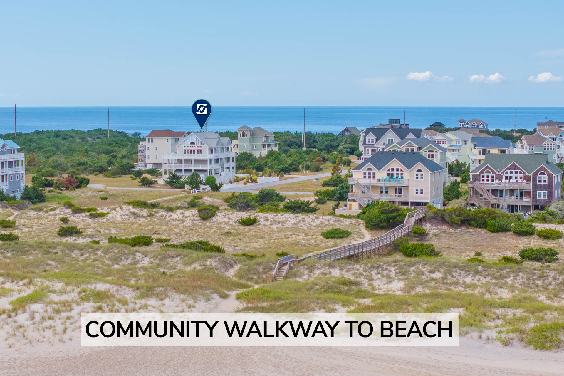 Surf Or Sound Realty 840 Lucky Oyster Exterior 16 Pin Label