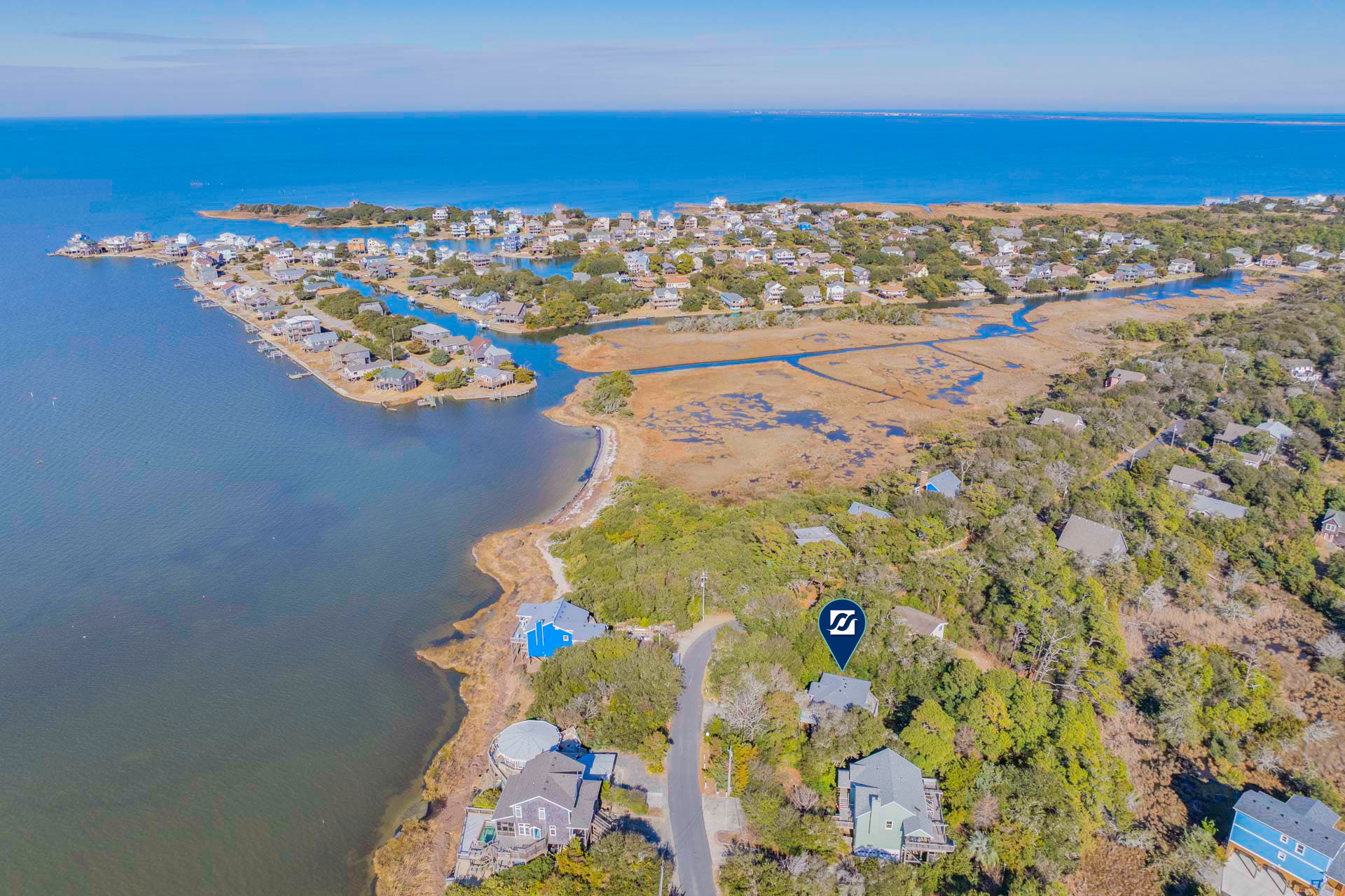 Surf Or Sound Realty 1242 Our Happy Place Exterior 6 Pin